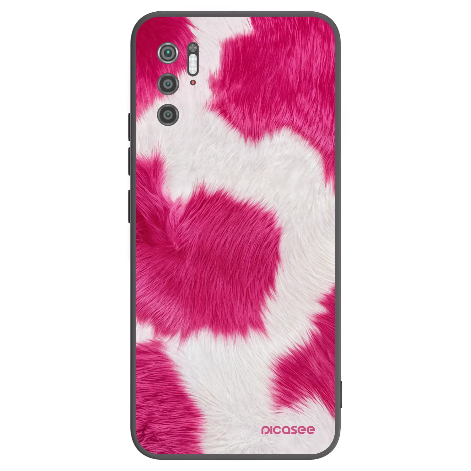Picasee crna silikonska maskica za Xiaomi Poco M3 Pro 5G - Pink Moo