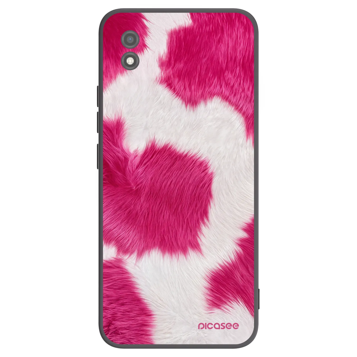 Picasee crna silikonska maskica za Realme C11 (2021) - Pink Moo