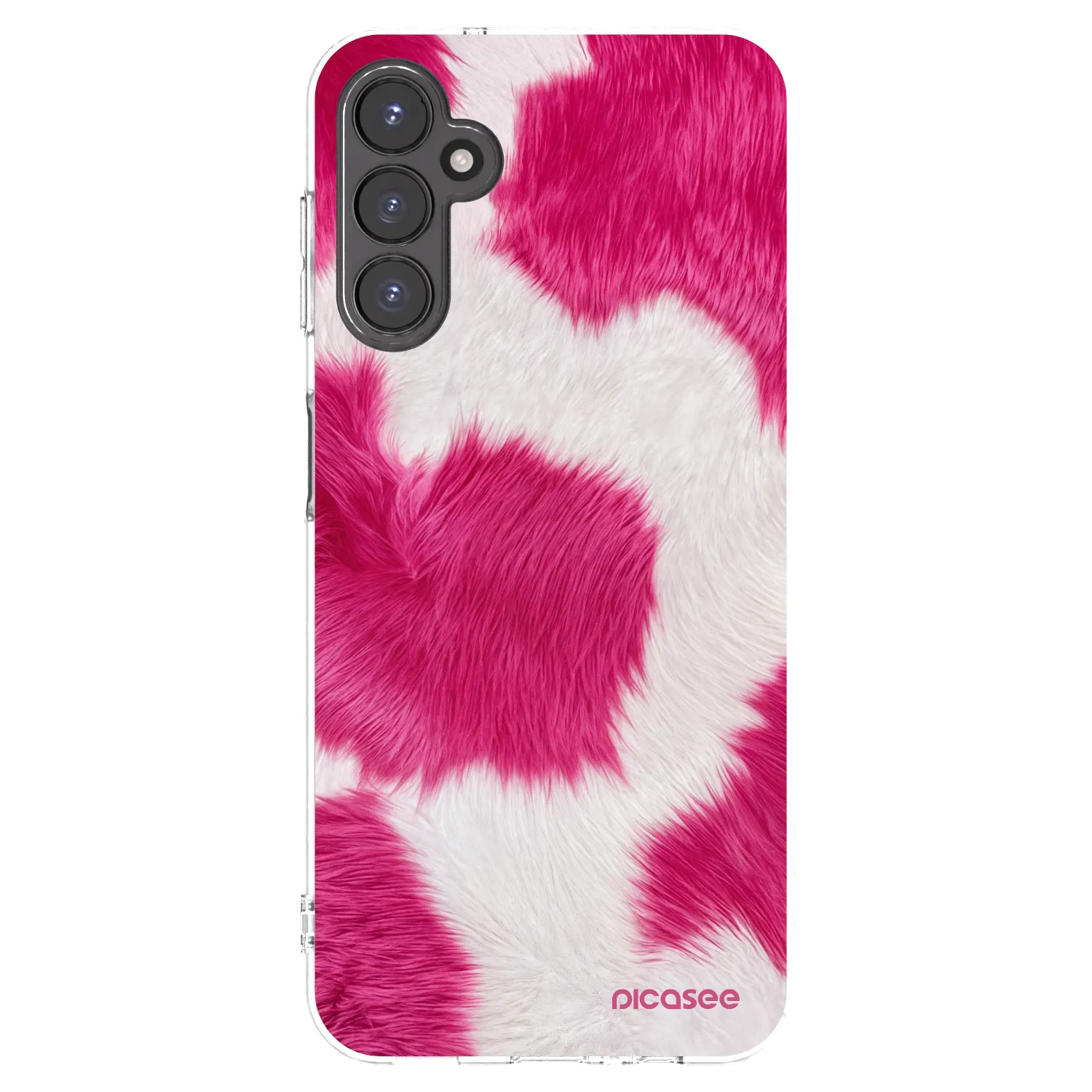 Picasee silikonska prozirna maskica za Samsung Galaxy A14 5G A146P - Pink Moo