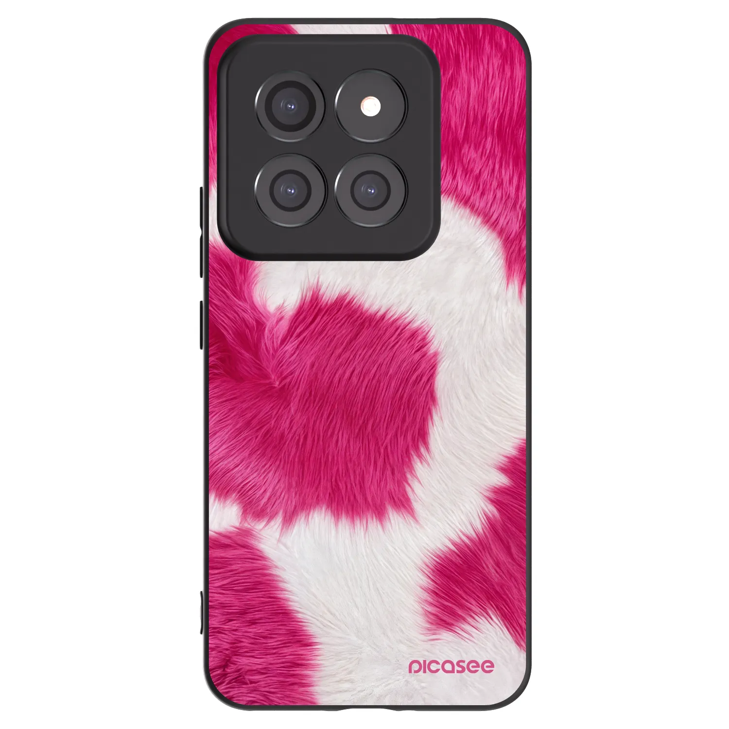 Picasee crna silikonska maskica za Xiaomi 14 Pro - Pink Moo