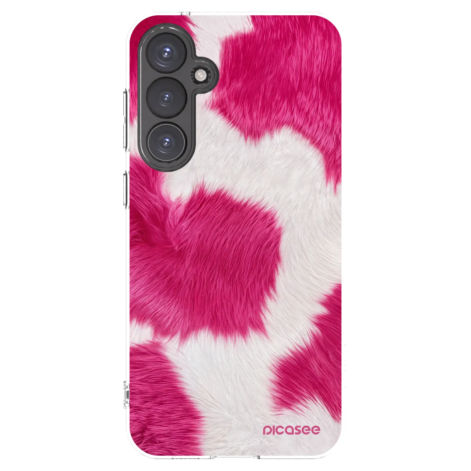 Picasee silikonska prozirna maskica za Samsung Galaxy S23 FE S711B - Pink Moo