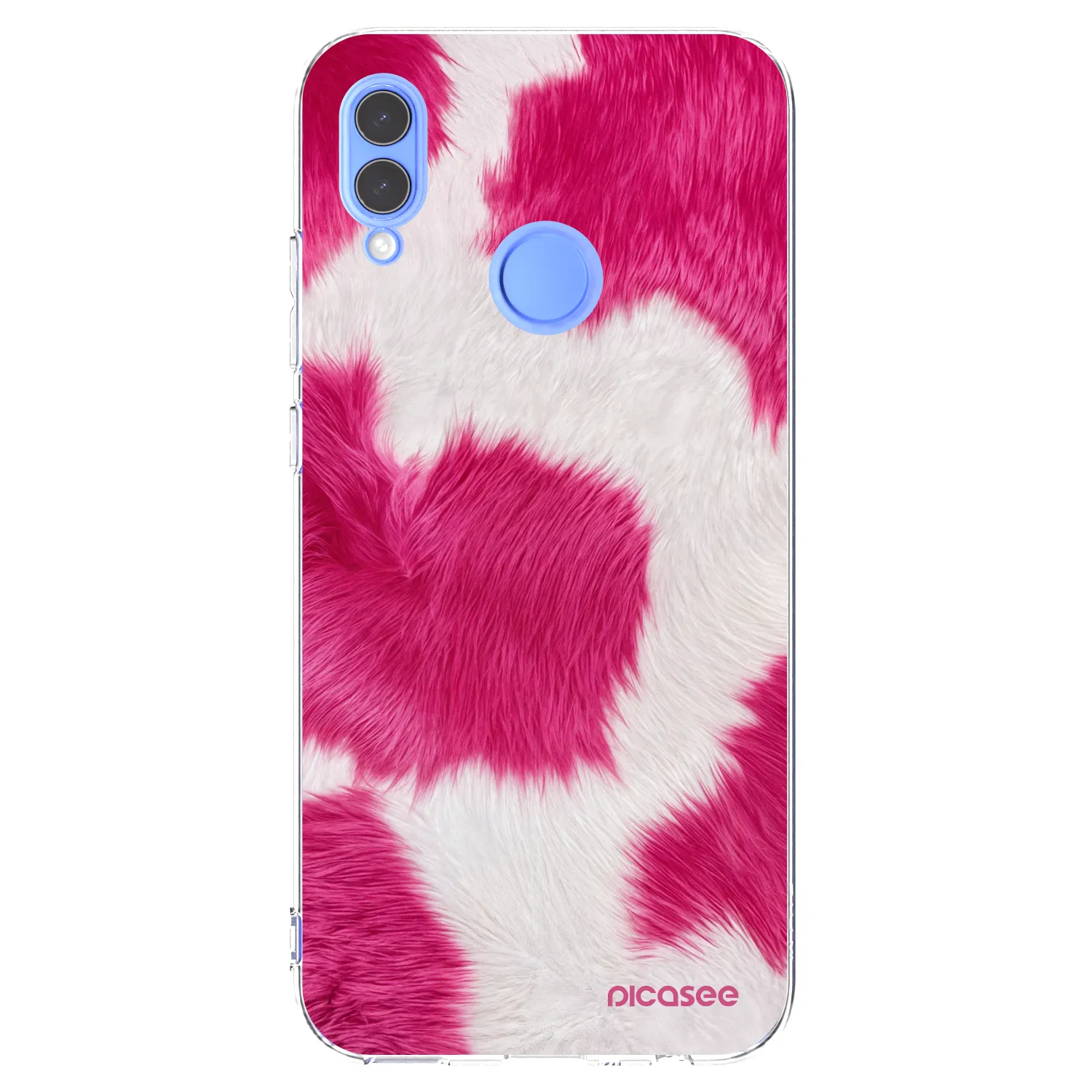 Picasee silikonska prozirna maskica za Honor 10 Lite - Pink Moo