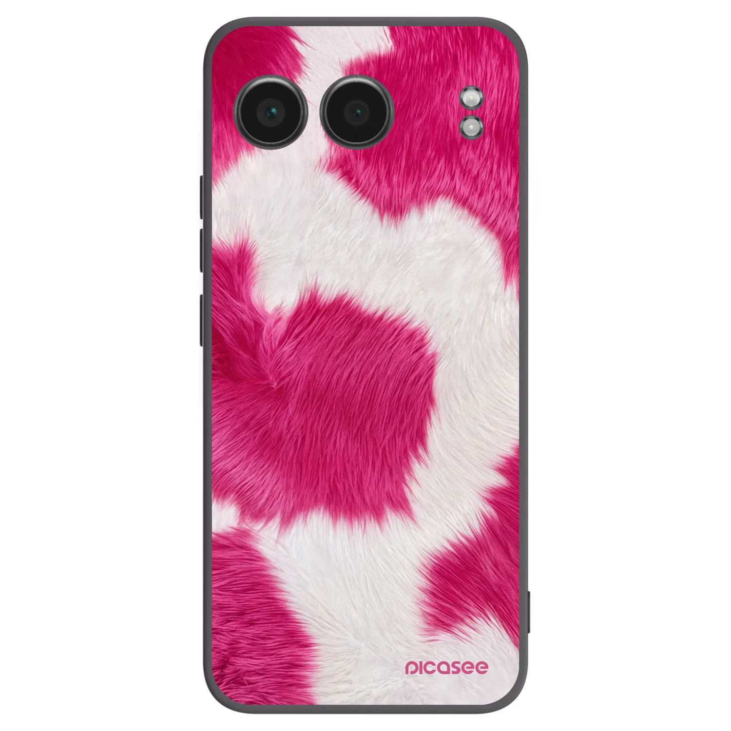 Picasee crna silikonska maskica za OnePlus Nord 4 - Pink Moo