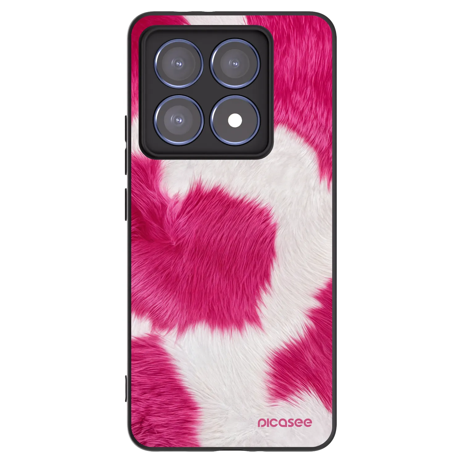 Picasee crna silikonska maskica za Xiaomi 14T Pro - Pink Moo