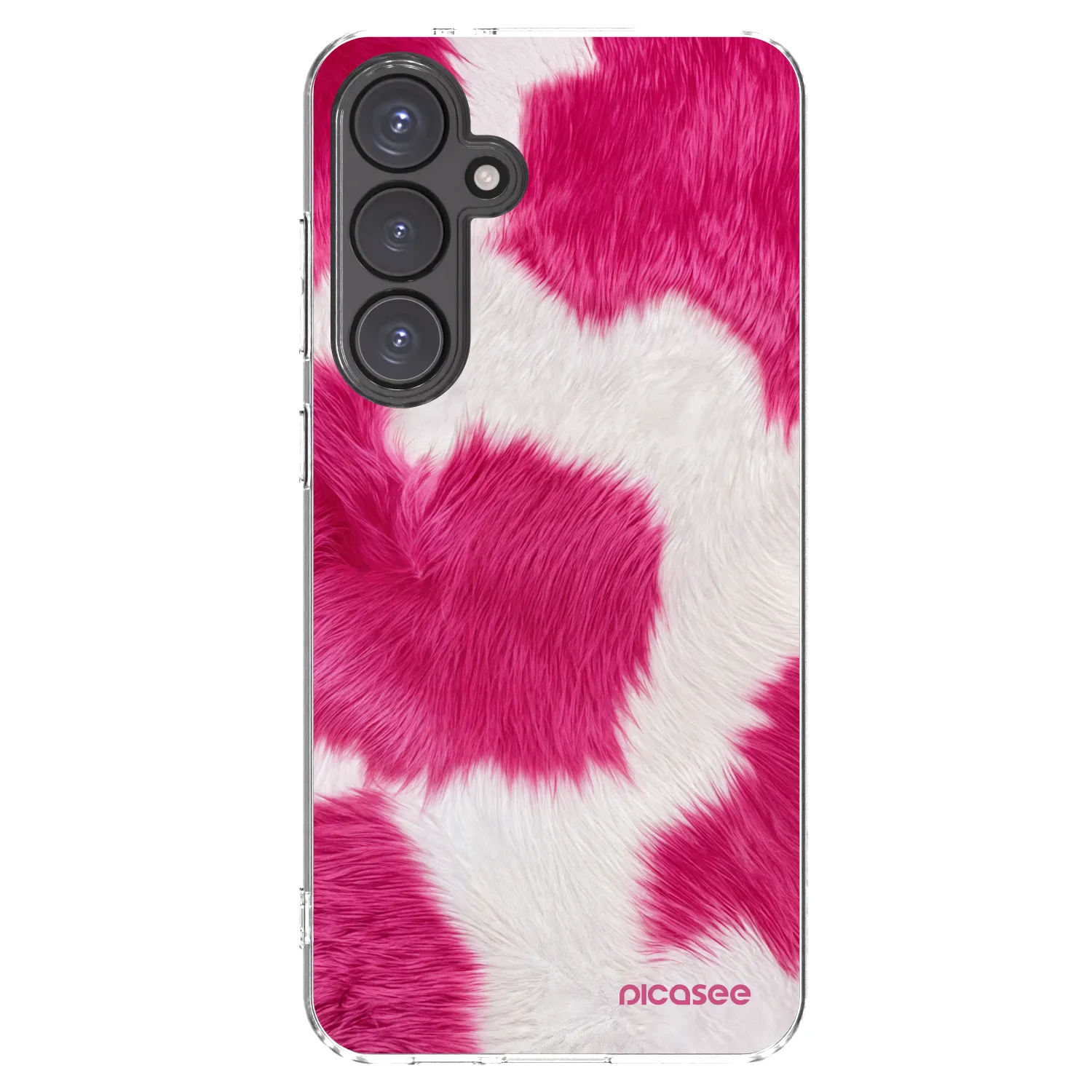 Picasee silikonska prozirna maskica za Samsung Galaxy S24 FE S721B - Pink Moo