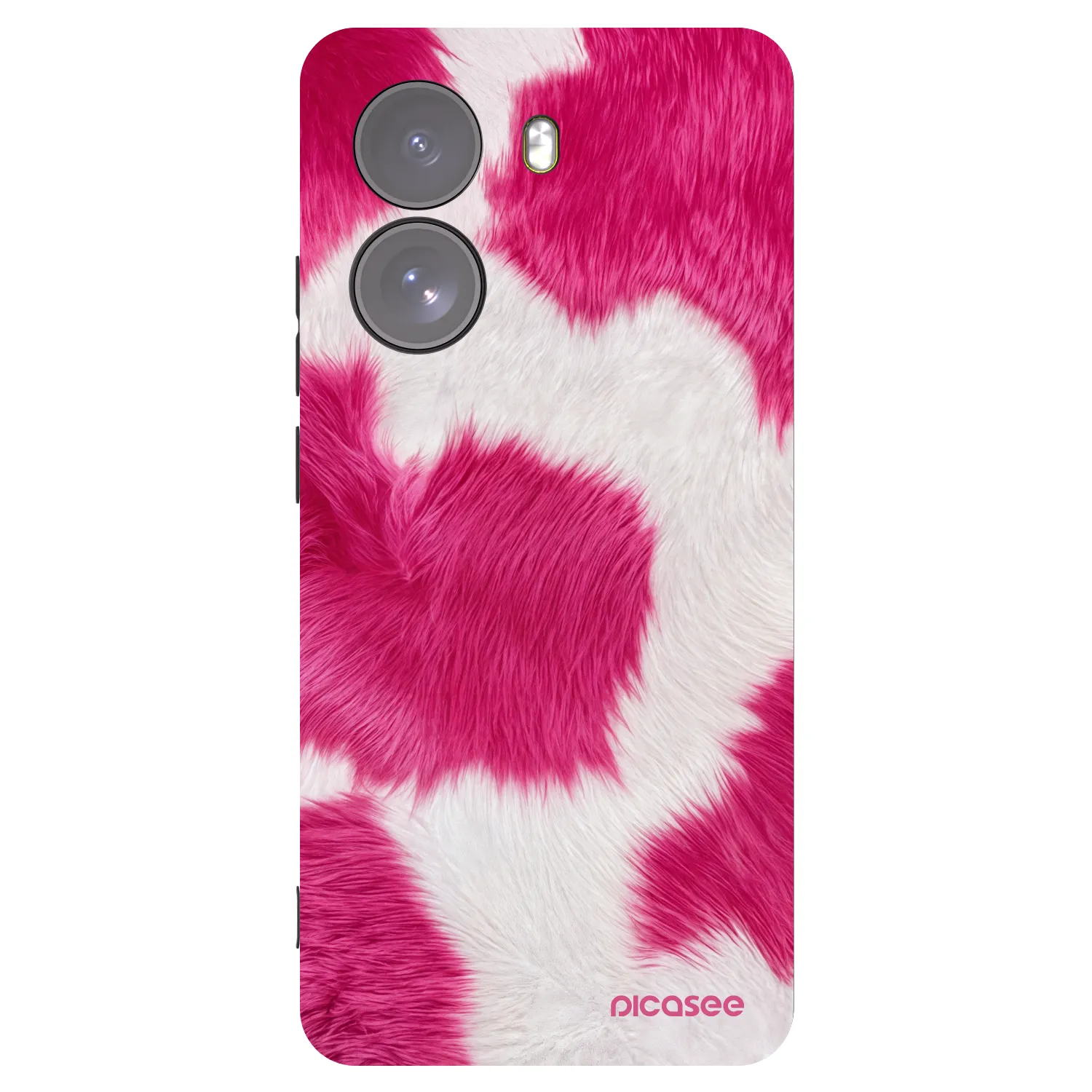 Picasee crna silikonska maskica za Xiaomi Poco X7 - Pink Moo