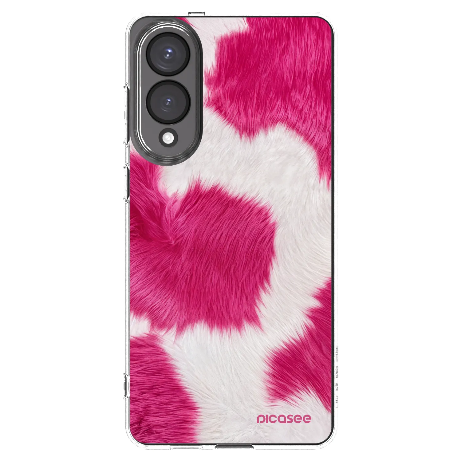 Picasee silikonska prozirna maskica za Samsung Galaxy S25 Edge 5G - Pink Moo