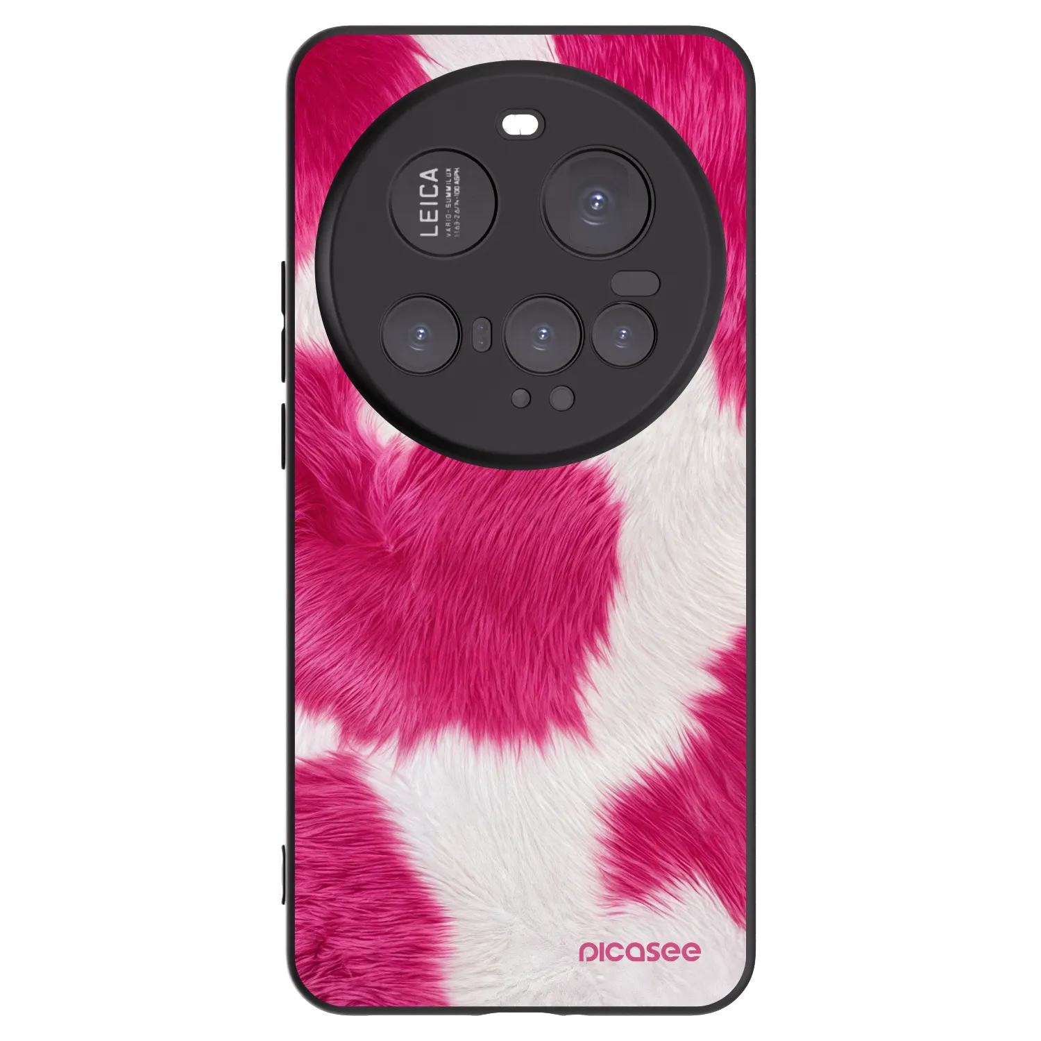 Picasee crna silikonska maskica za Xiaomi 15 Ultra - Pink Moo