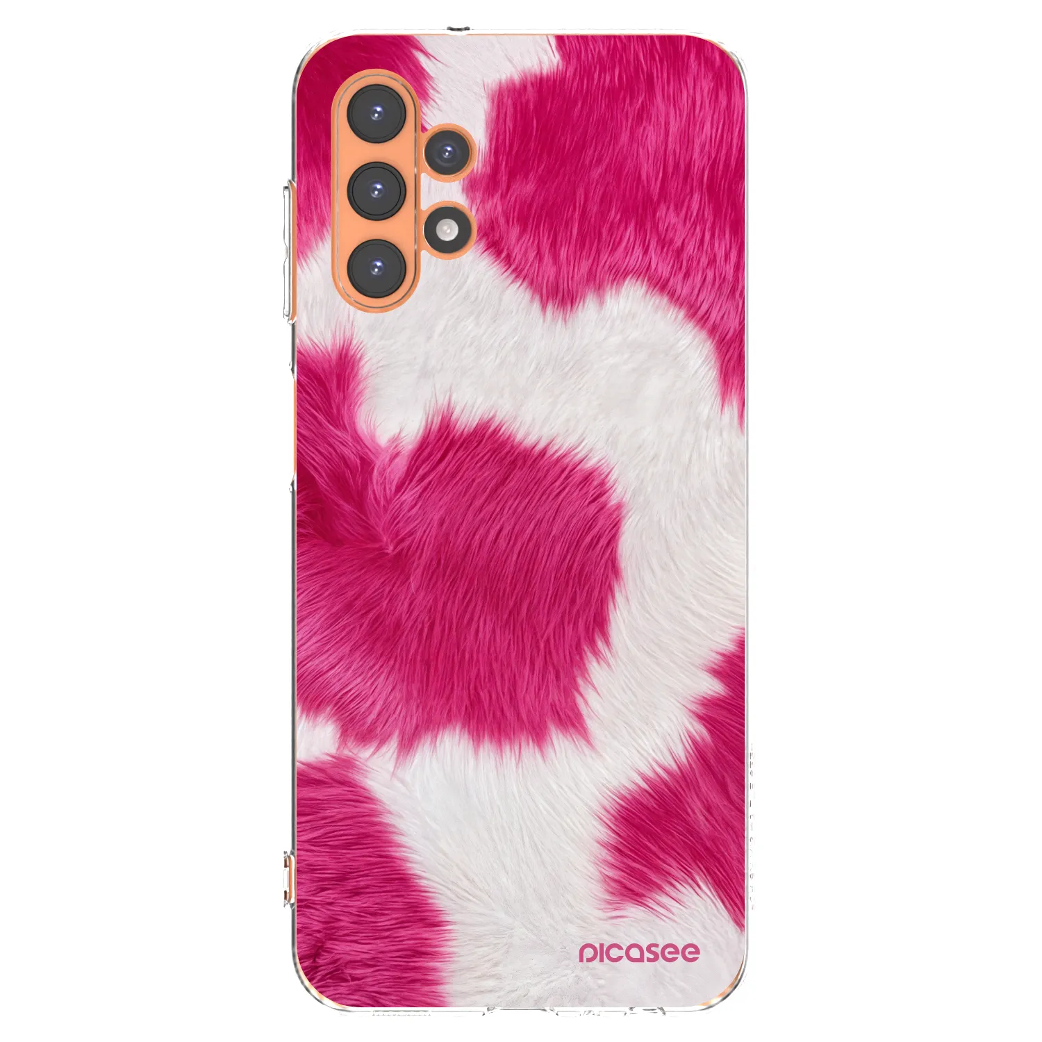 Picasee silikonska prozirna maskica za Samsung Galaxy A13 5G - Pink Moo