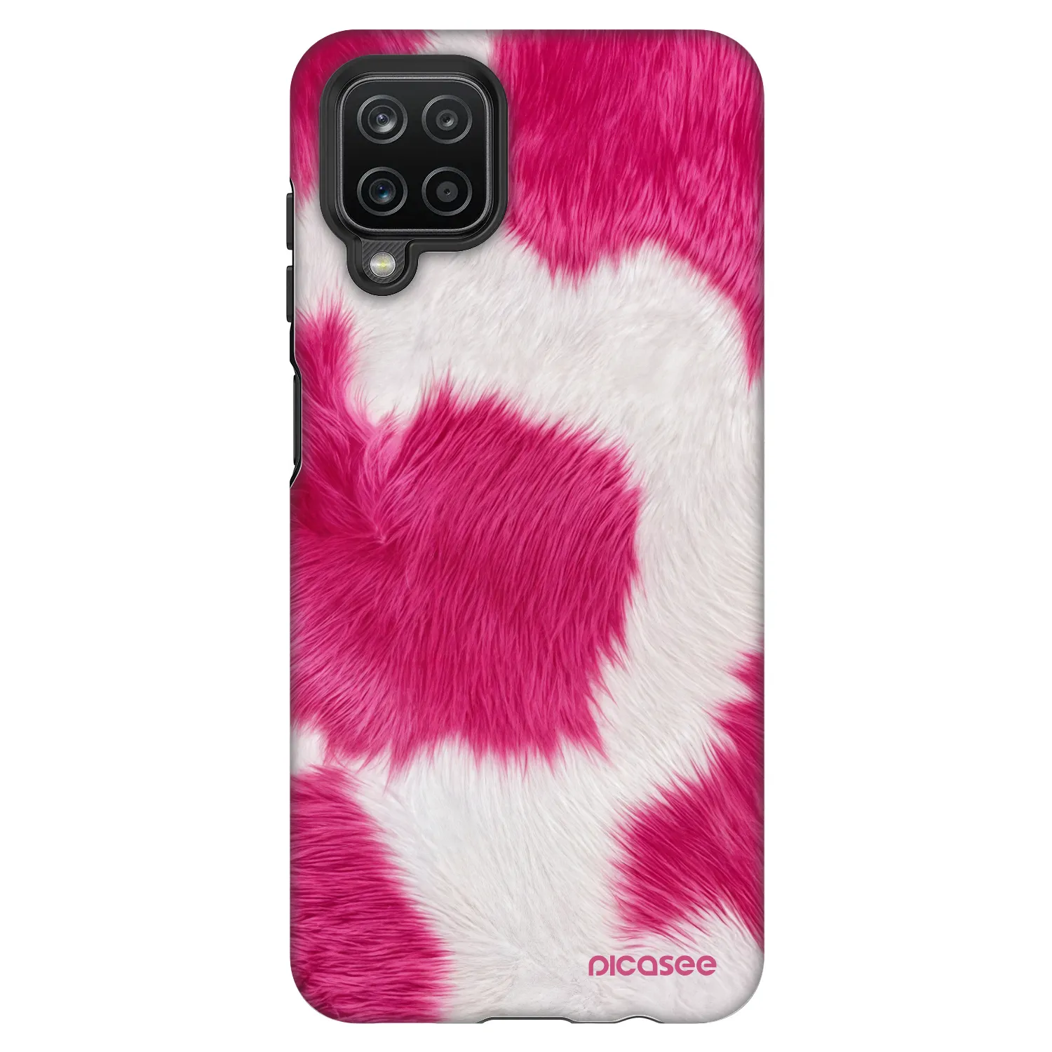 Picasee Fashion Case za Samsung Galaxy A12 A125F - Pink Moo