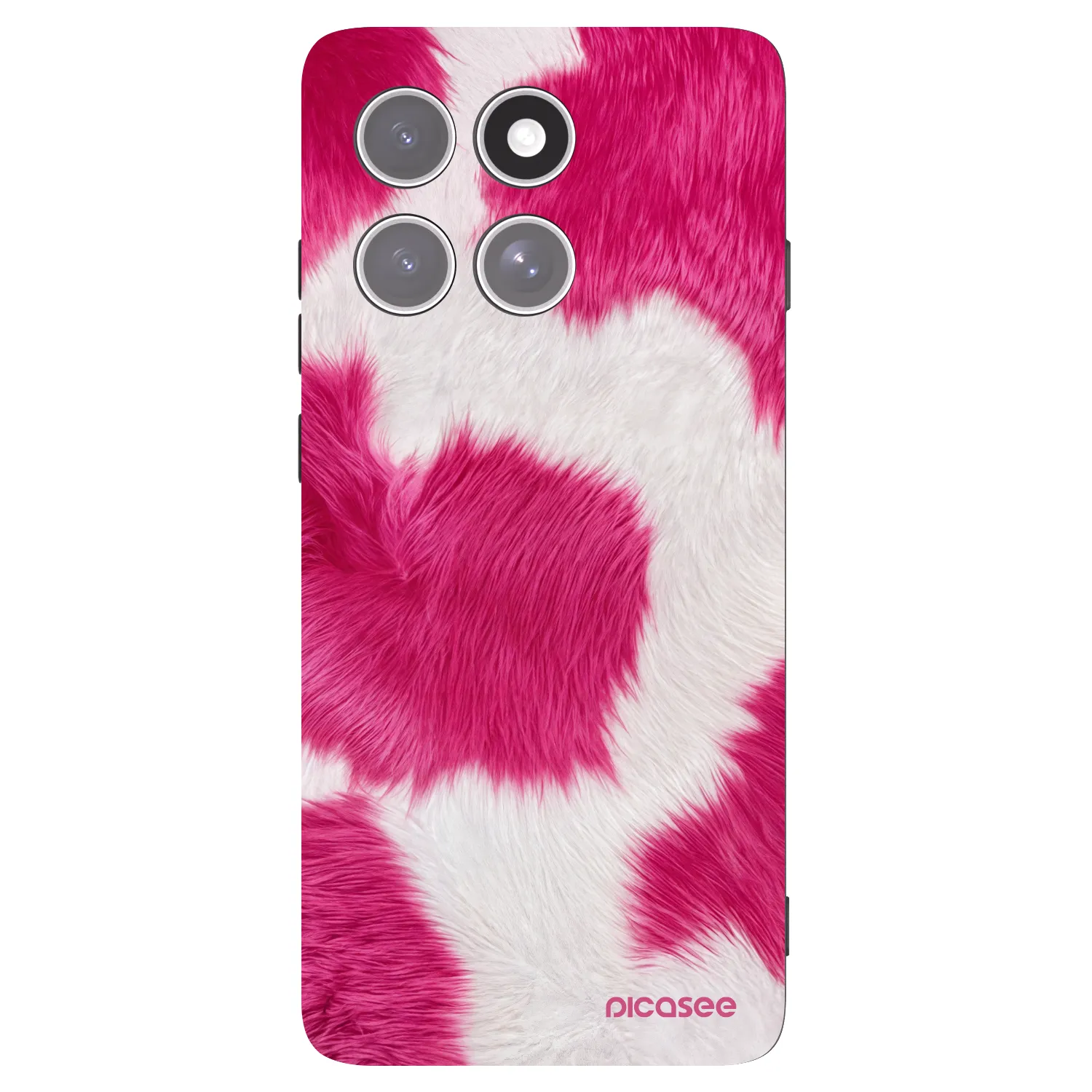 Picasee crna silikonska maskica za Motorola Edge 60 Pro - Pink Moo