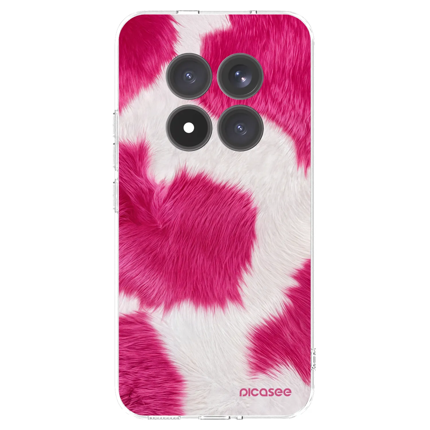 Picasee silikonska prozirna maskica za Xiaomi Redmi Note 15 Pro+ - Pink Moo