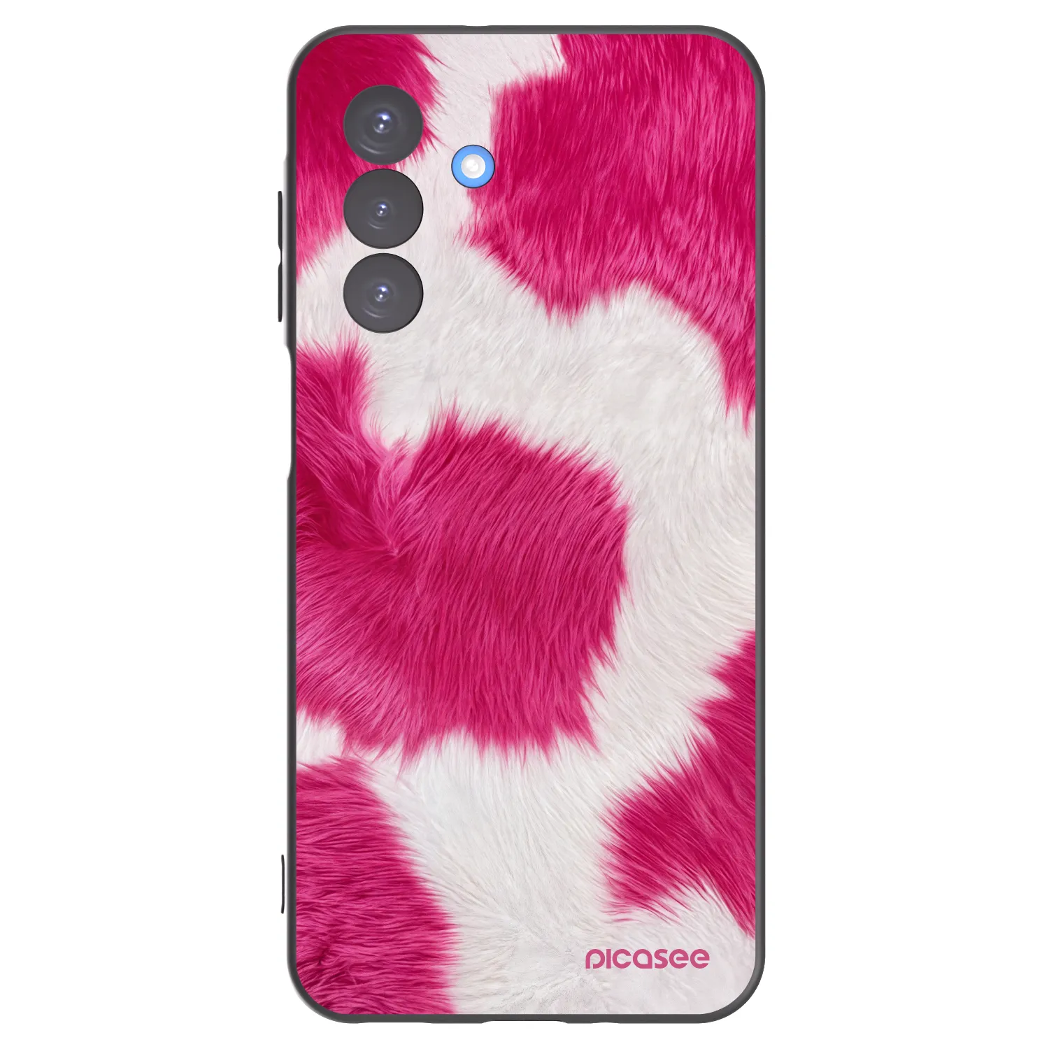 Picasee crna silikonska maskica za Samsung Galaxy A17 5G - Pink Moo