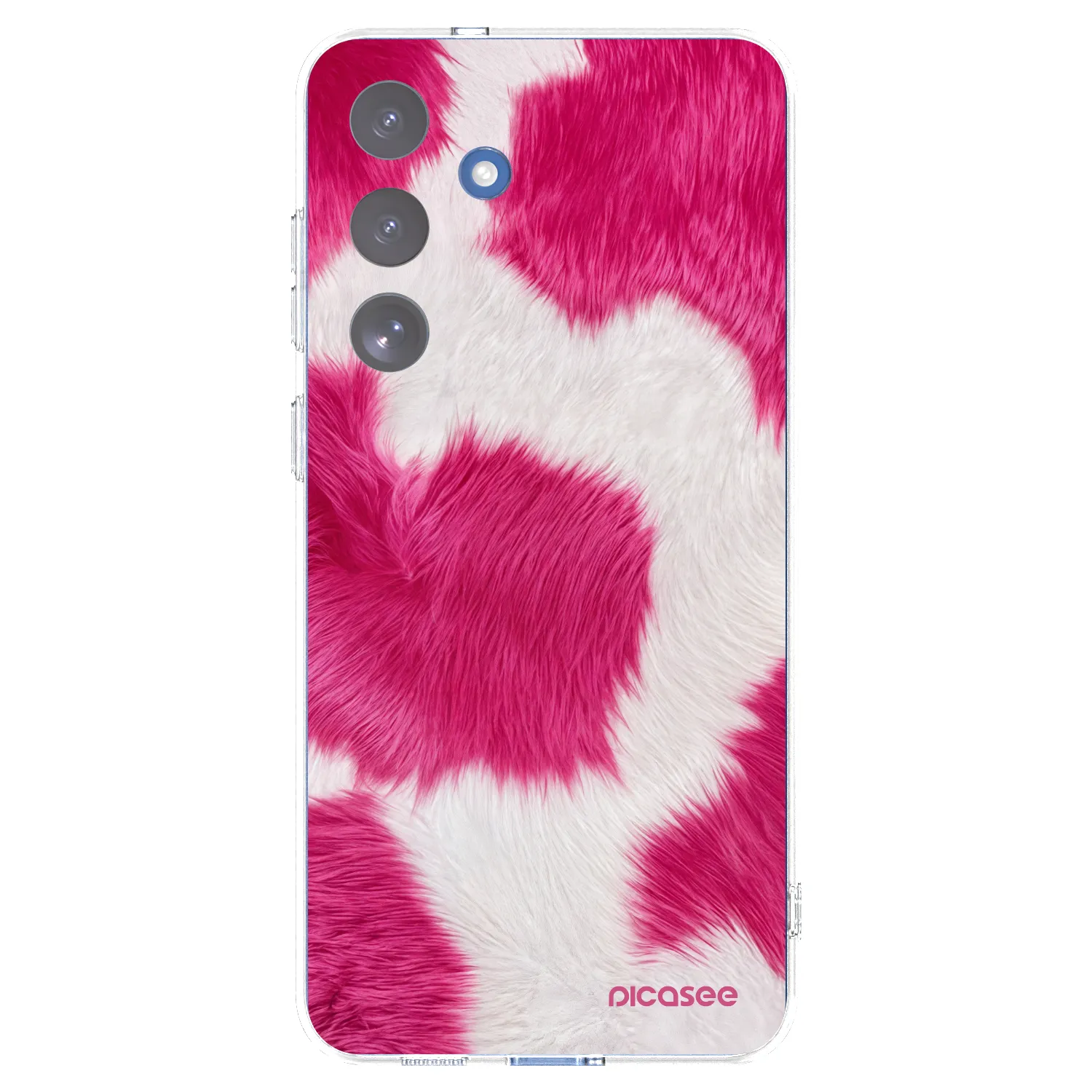 Picasee silikonska prozirna maskica za Samsung Galaxy S25 FE 5G - Pink Moo