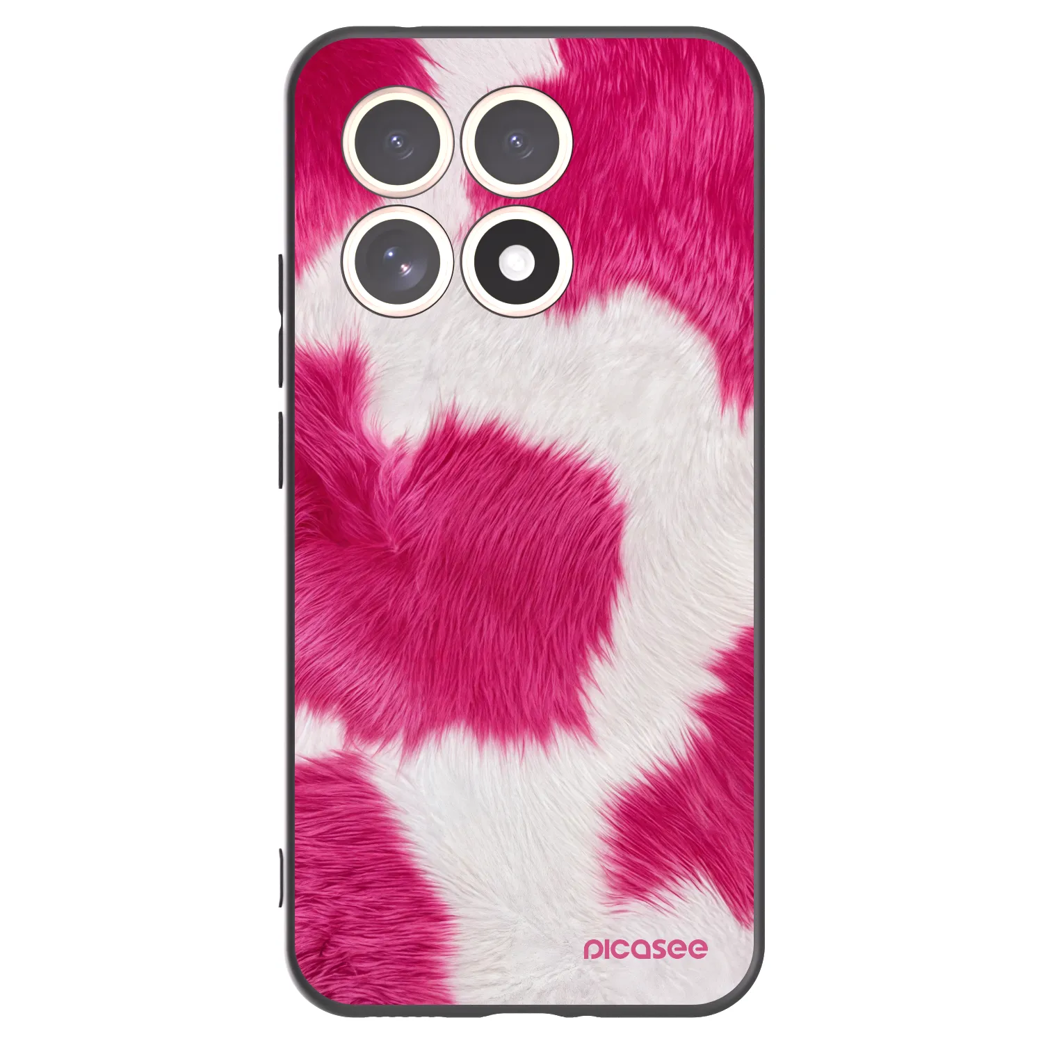 Picasee crna silikonska maskica za Xiaomi 15T - Pink Moo