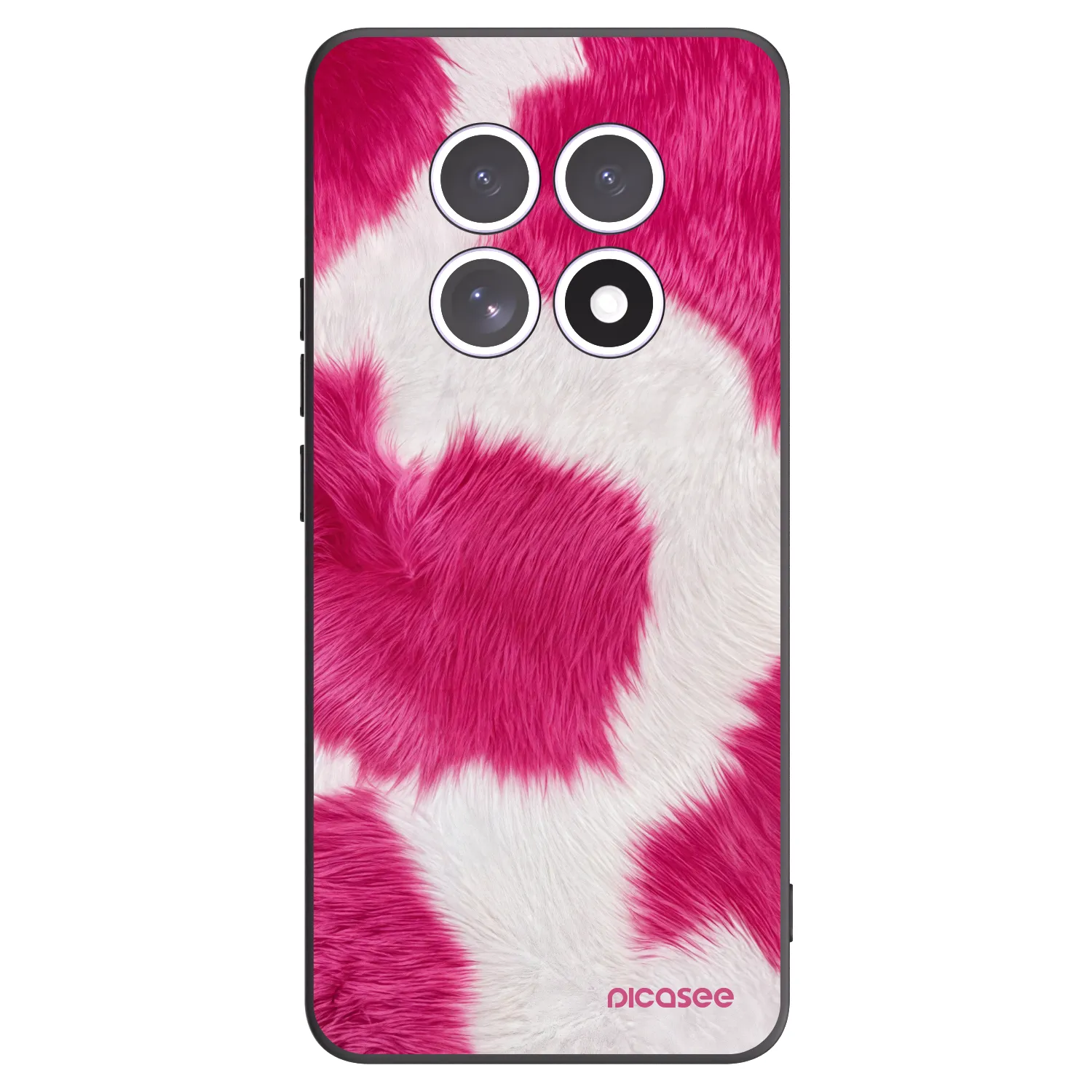 Picasee crna silikonska maskica za Xiaomi Redmi Note 15 - Pink Moo