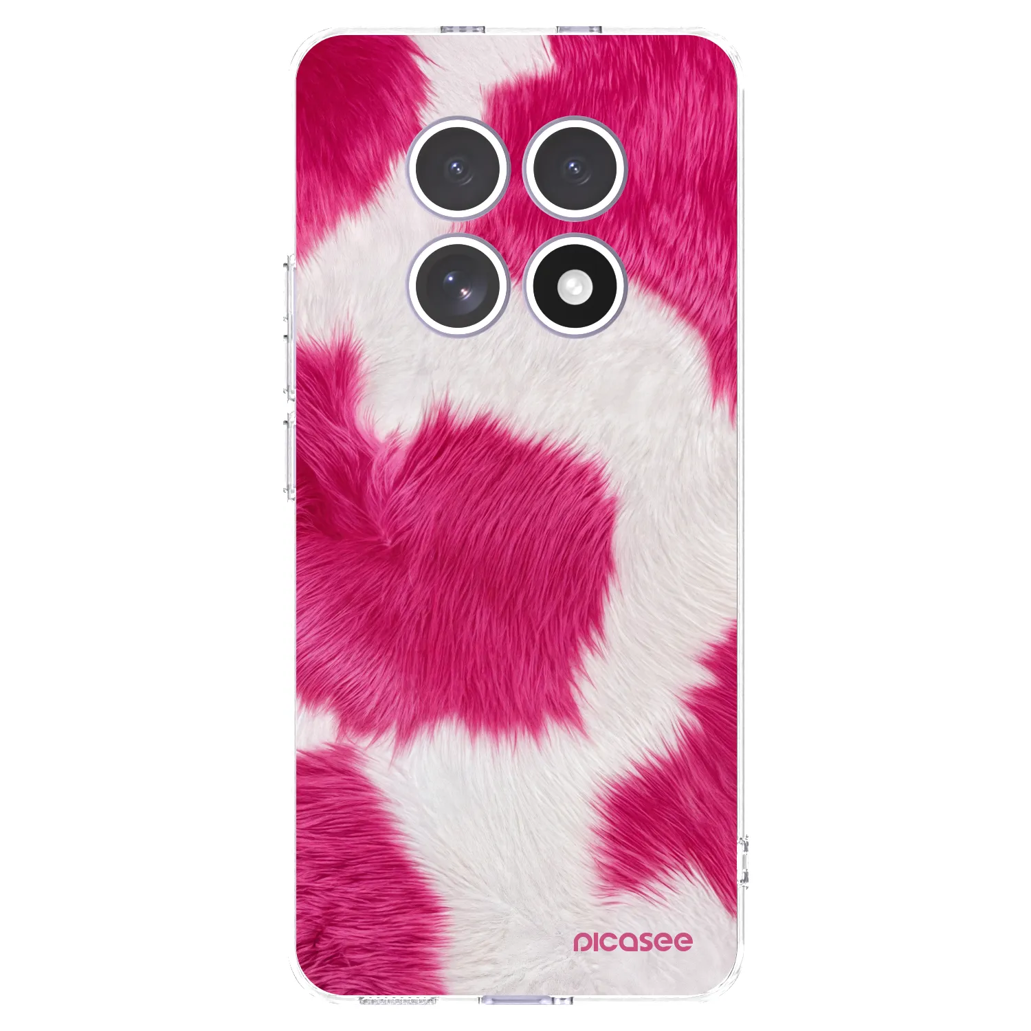 Picasee silikonska prozirna maskica za Xiaomi Redmi Note 15 - Pink Moo