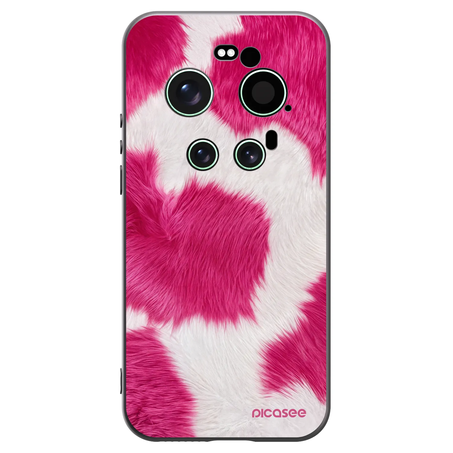 Picasee crna silikonska maskica za Xiaomi 17 Ultra - Pink Moo