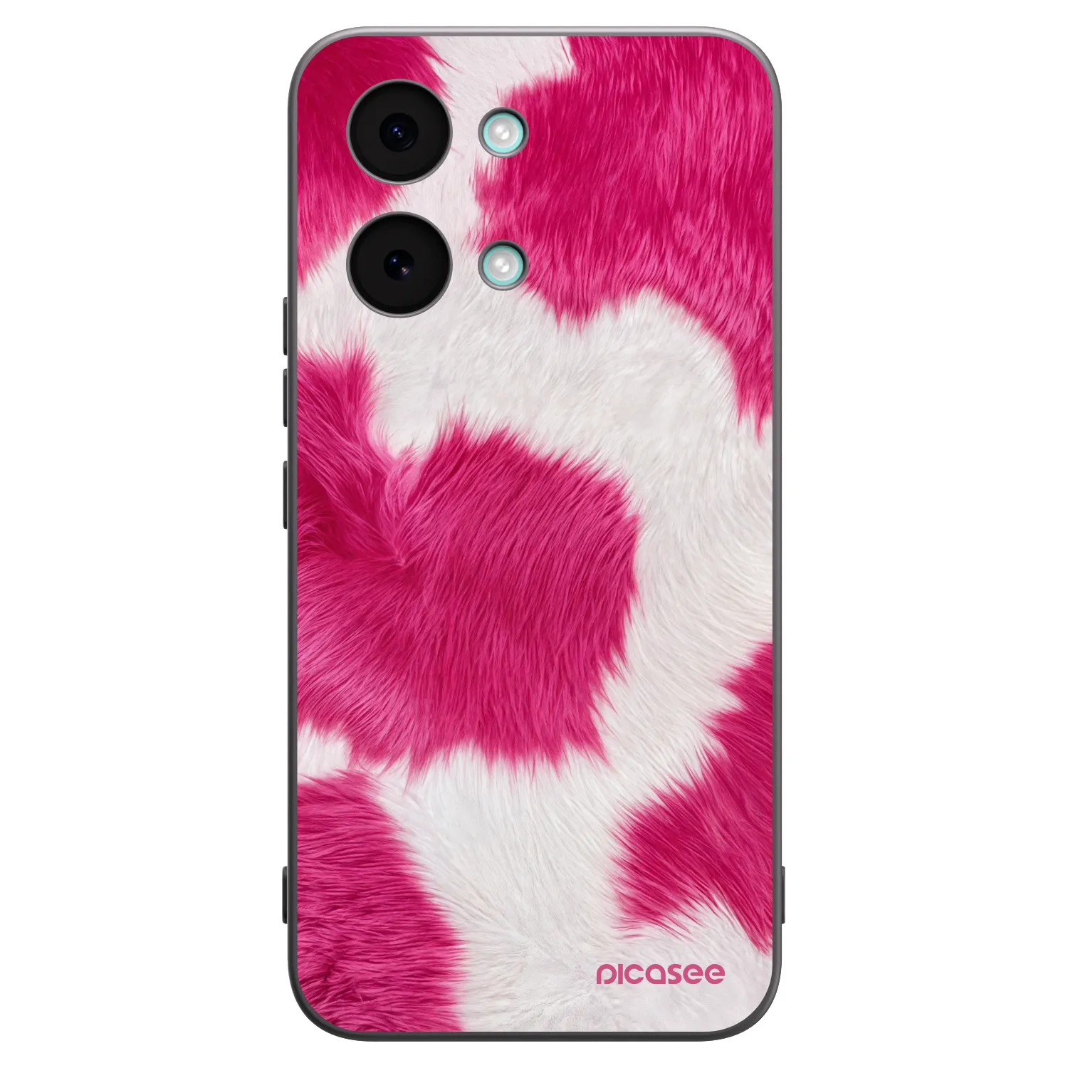 Picasee crna silikonska maskica za Xiaomi Poco X8 Pro Max - Pink Moo
