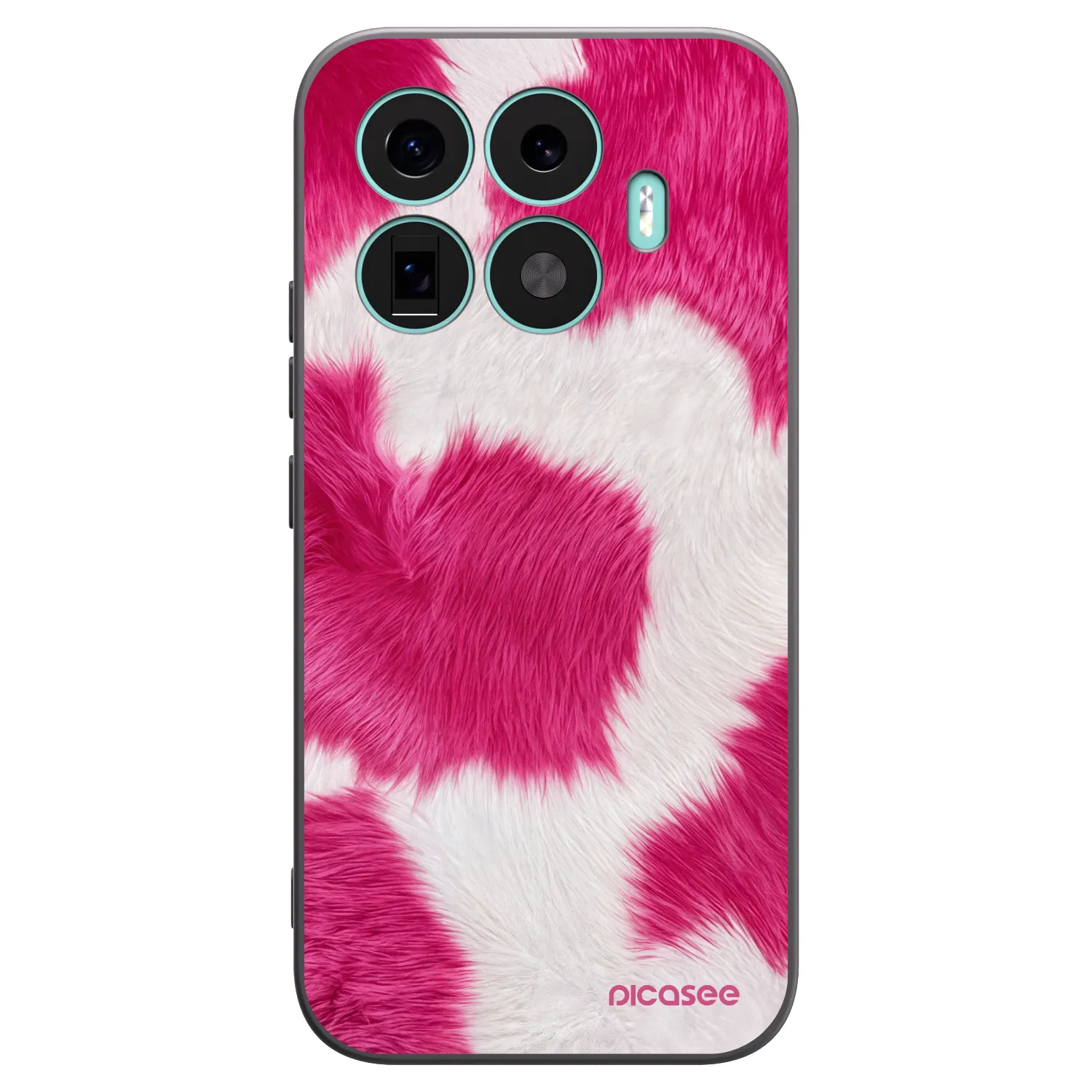 Picasee crna silikonska maskica za Xiaomi 17T - Pink Moo