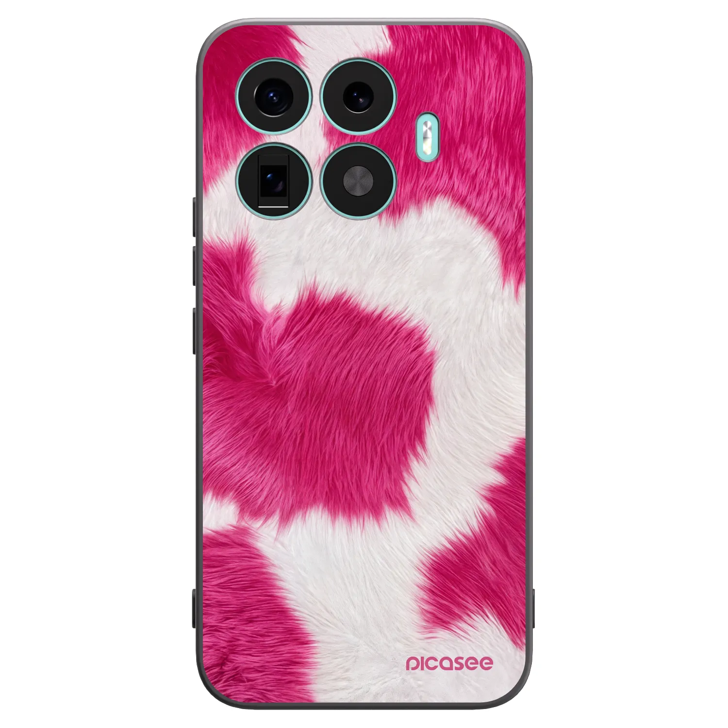 Picasee crna silikonska maskica za Xiaomi 17T Pro - Pink Moo