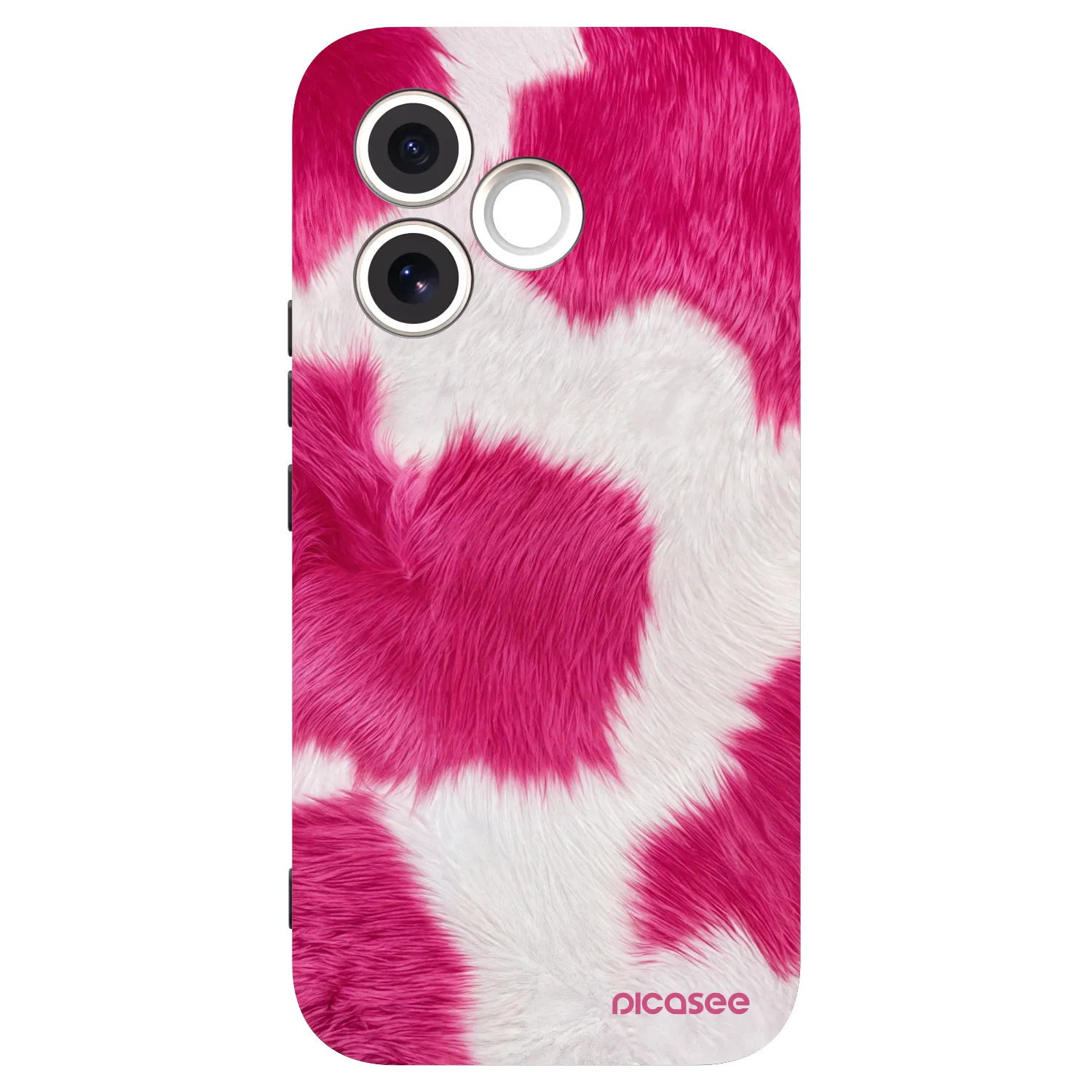 Picasee crna silikonska maskica za Honor 600 Lite - Pink Moo