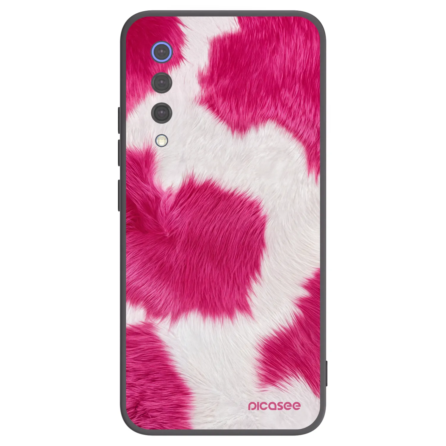 Picasee crna silikonska maskica za Xiaomi Mi 9 SE - Pink Moo