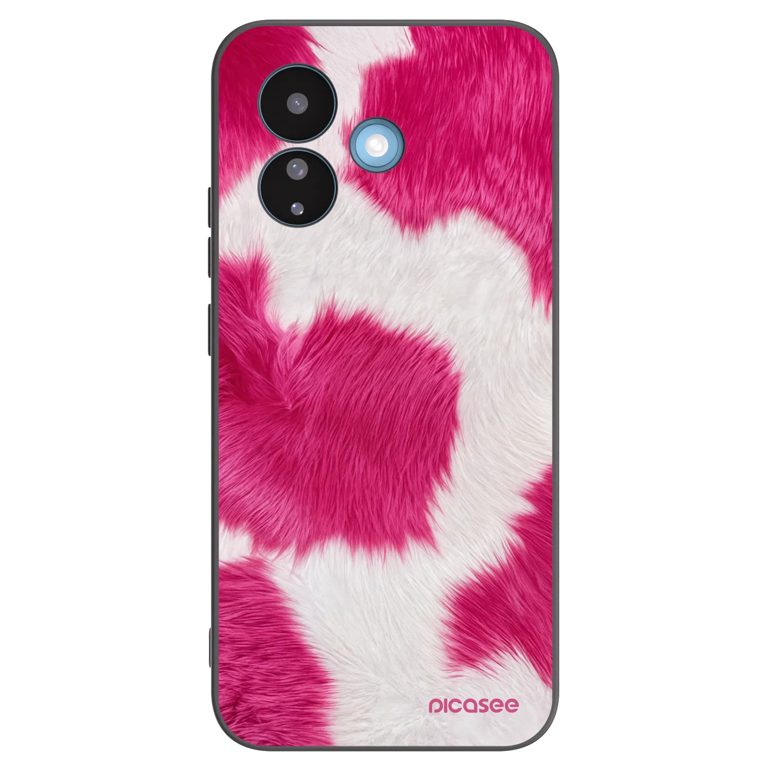 Picasee crna silikonska maskica za Xiaomi Redmi Note 17 Pro 5G - Pink Moo
