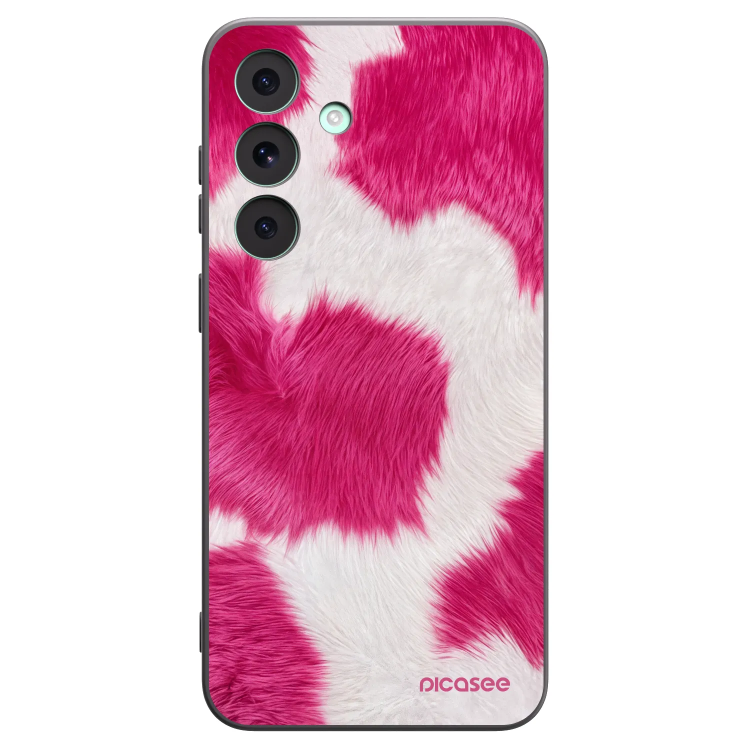 Picasee crna silikonska maskica za Samsung Galaxy S26 FE - Pink Moo