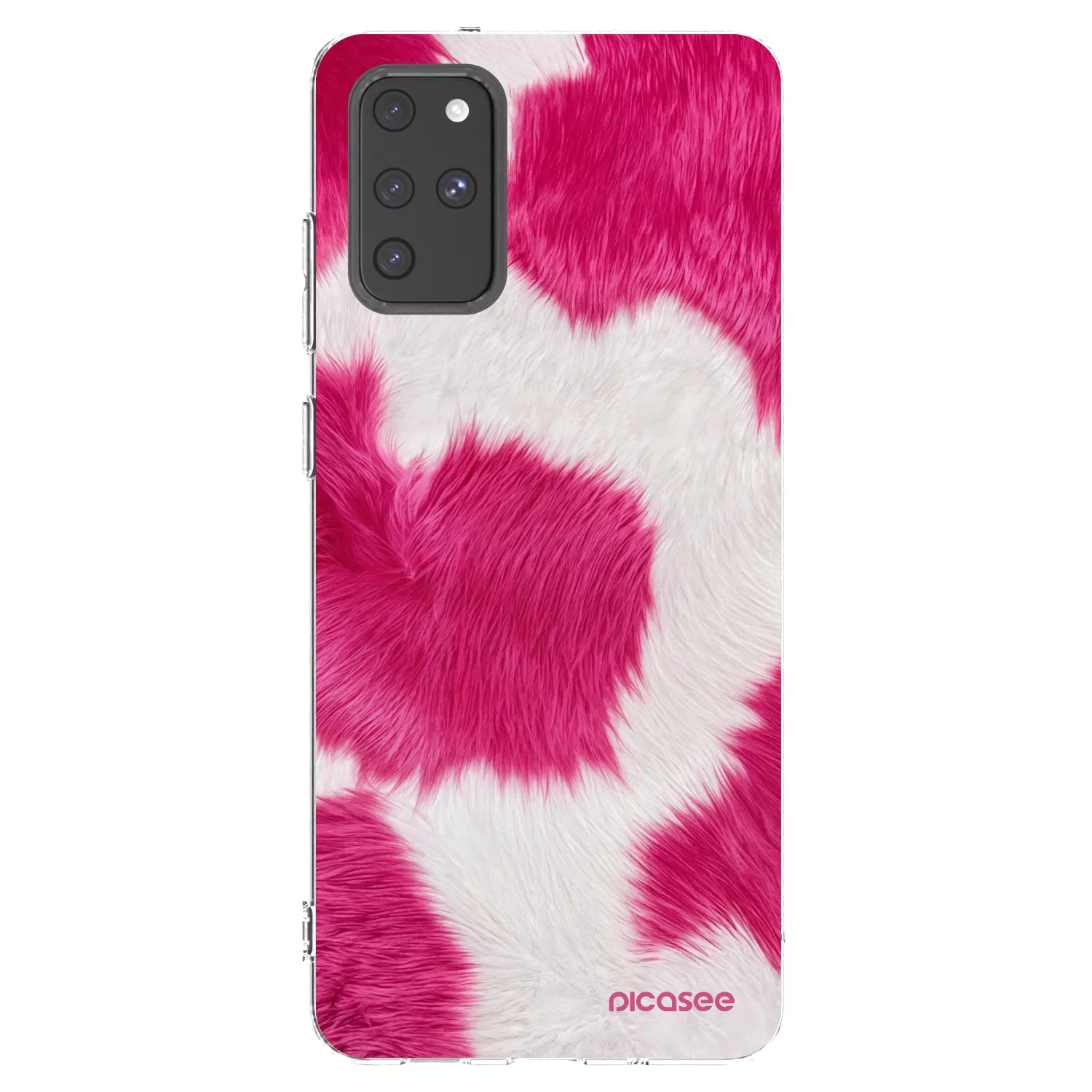 Picasee silikonska prozirna maskica za Samsung Galaxy S20+ G985F - Pink Moo