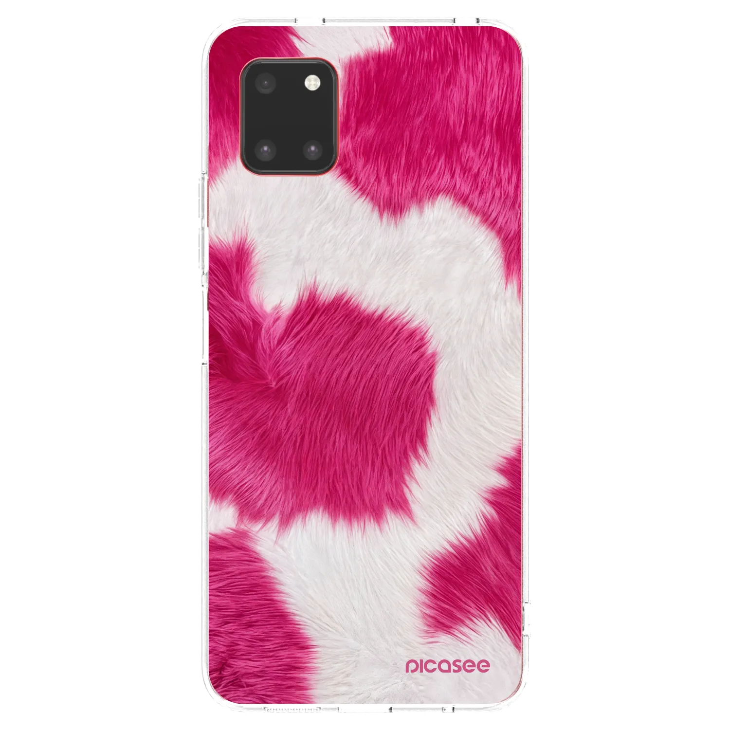Picasee silikonska prozirna maskica za Samsung Galaxy Note 10 Lite N770F - Pink Moo