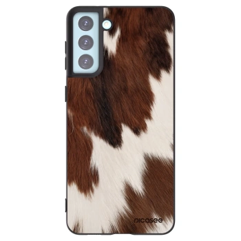 Picasee crna silikonska maskica za Samsung Galaxy S21+ 5G G996F - Rustica