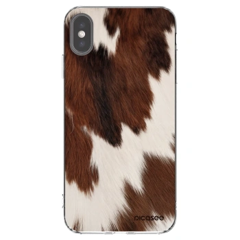 Picasee silikonska prozirna maskica za Apple iPhone XS Max - Rustica