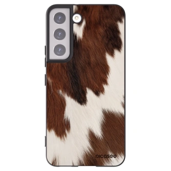 Picasee crna silikonska maskica za Samsung Galaxy S22 5G - Rustica