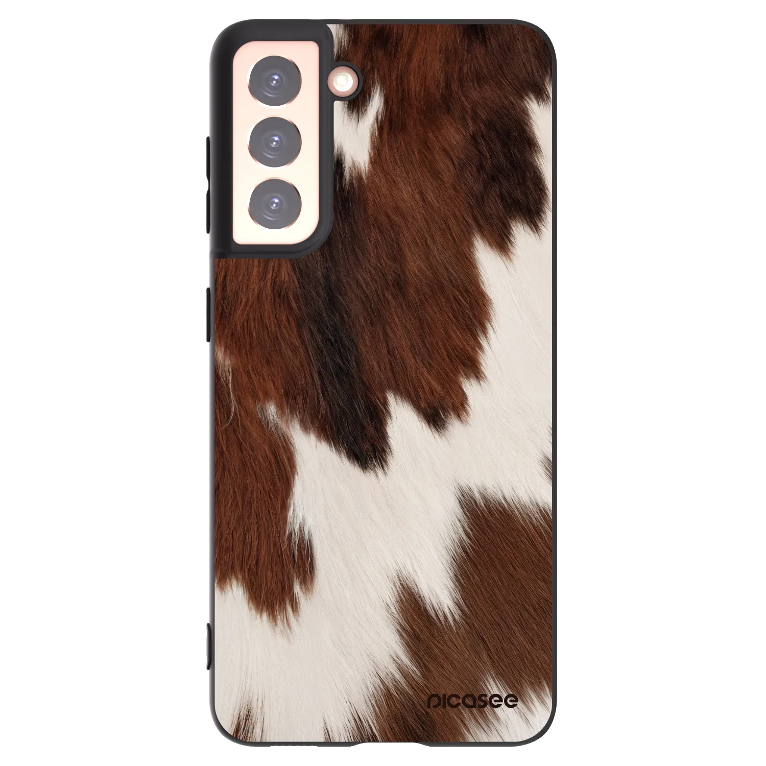 Picasee crna silikonska maskica za Samsung Galaxy S21 5G G991B - Rustica