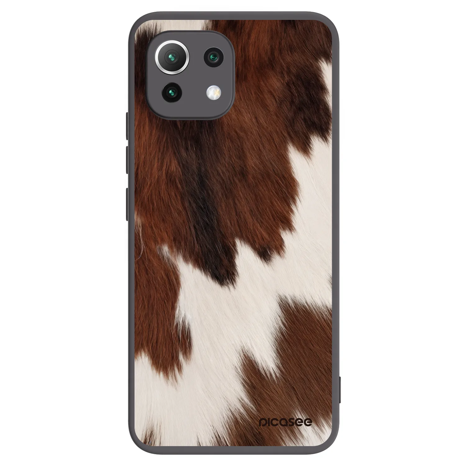 Picasee crna silikonska maskica za Xiaomi Mi 11 Lite - Rustica