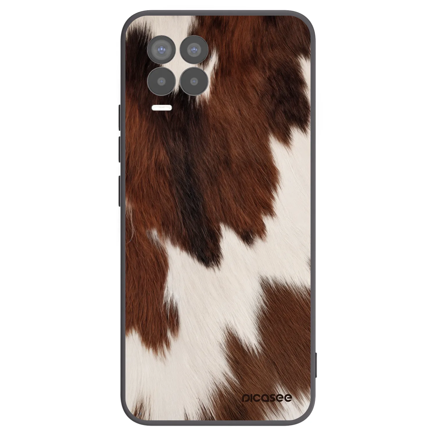 Picasee crna silikonska maskica za Realme 8 4G - Rustica