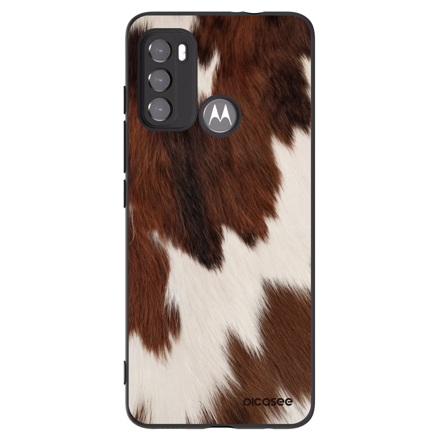 Picasee crna silikonska maskica za Motorola Moto G60 - Rustica