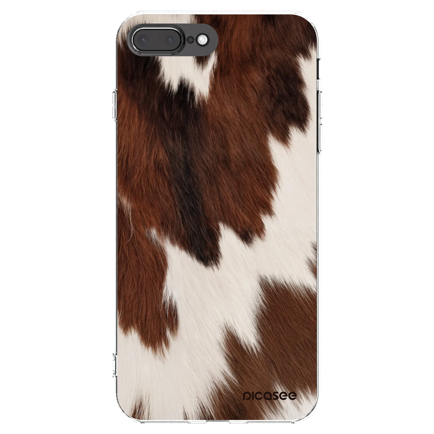 Picasee silikonska prozirna maskica za Apple iPhone 8 Plus - Rustica