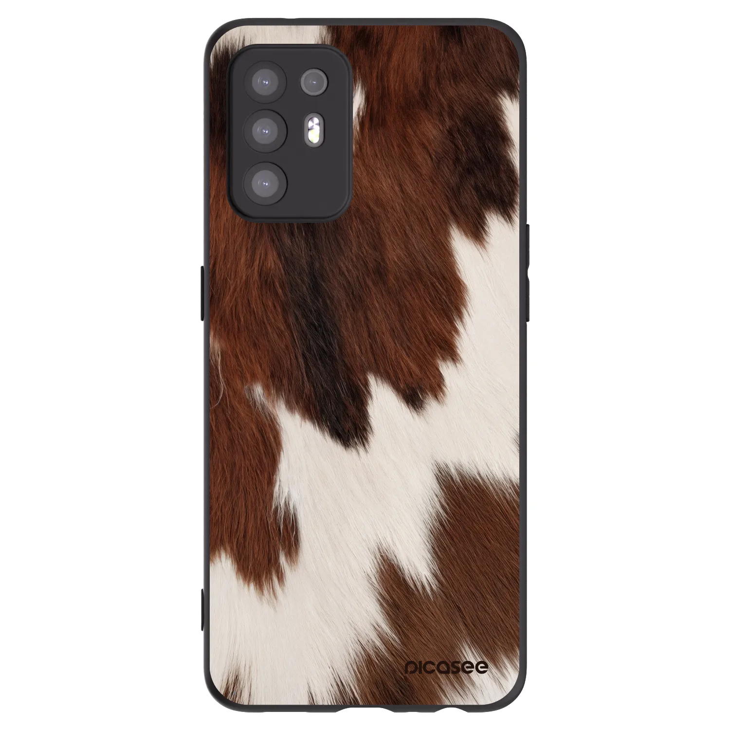 Picasee crna silikonska maskica za OPPO A94 5G - Rustica