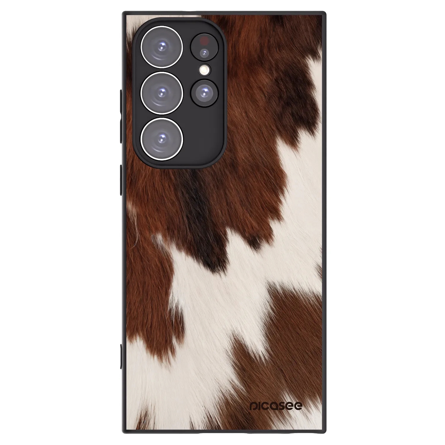 Picasee crna silikonska maskica za Samsung Galaxy S23 Ultra 5G - Rustica