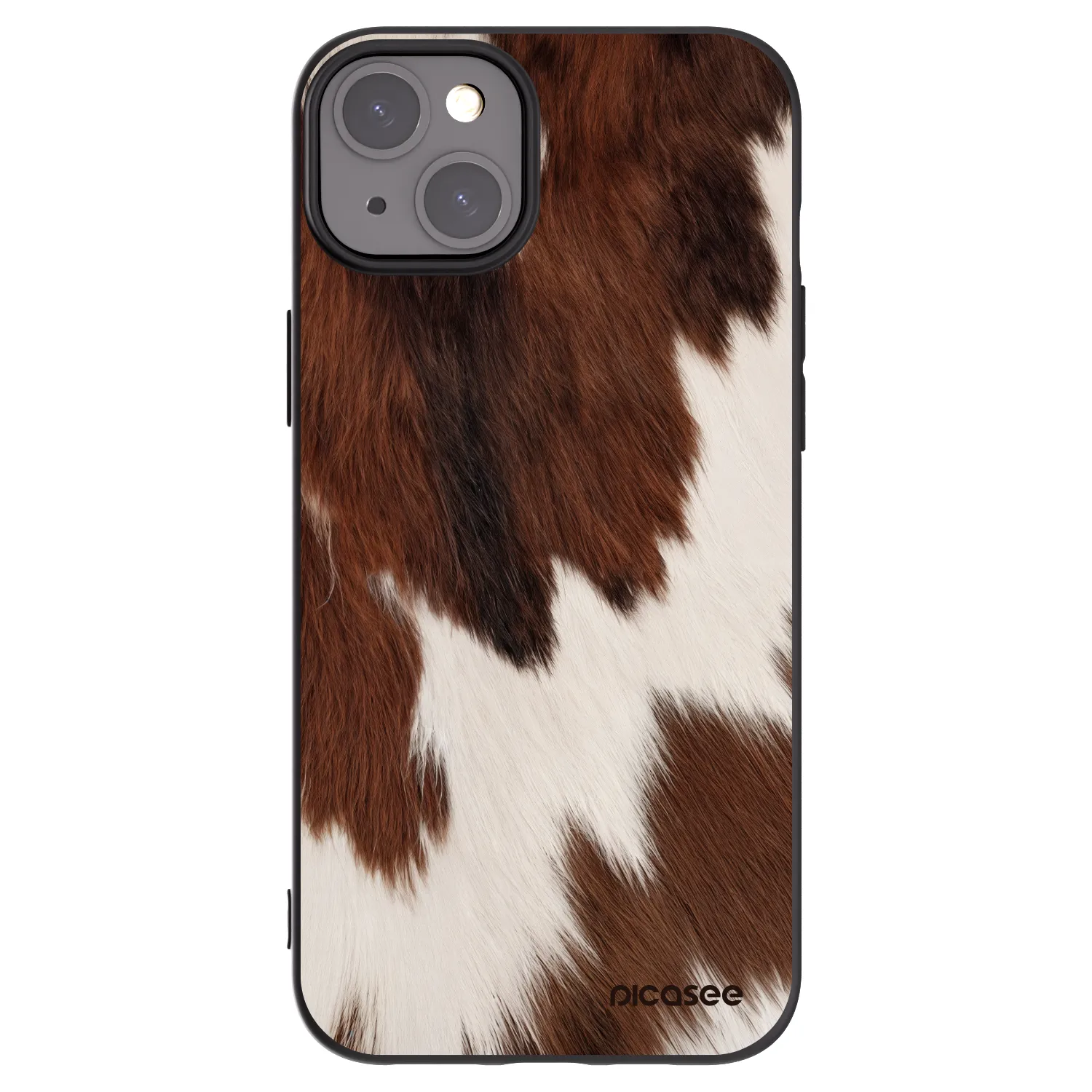 Picasee crna silikonska maskica za Apple iPhone 15 Plus - Rustica