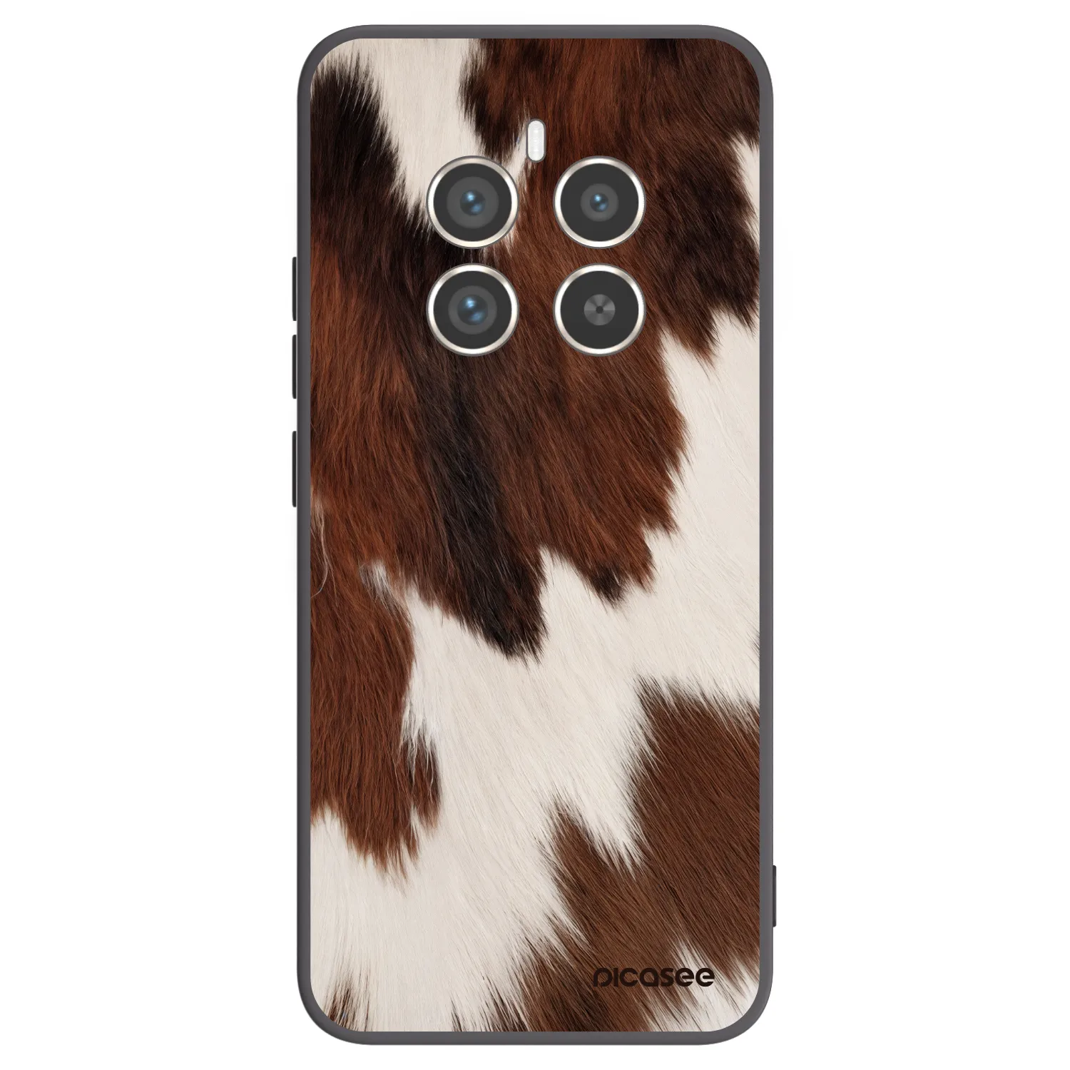 Picasee crna silikonska maskica za Realme 12 Pro 5G - Rustica