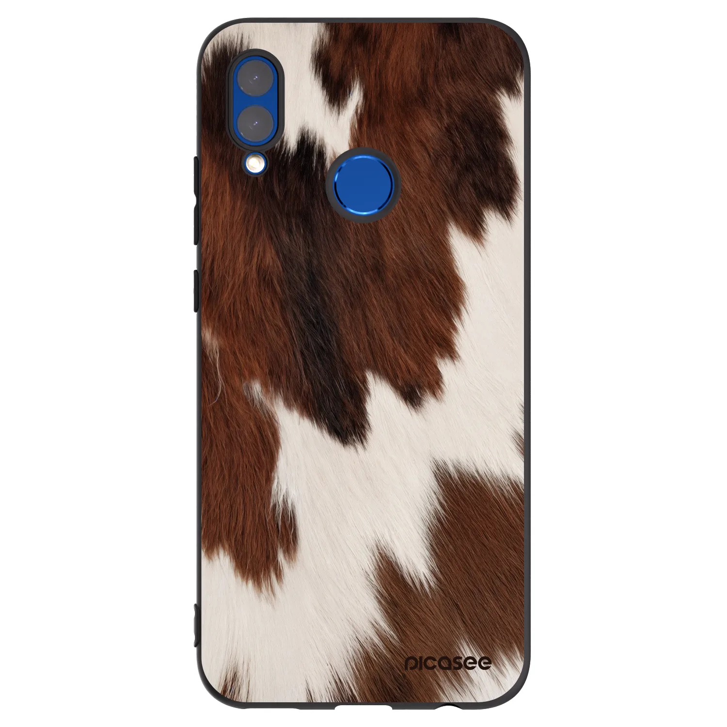 Picasee crna silikonska maskica za Honor 10 Lite - Rustica