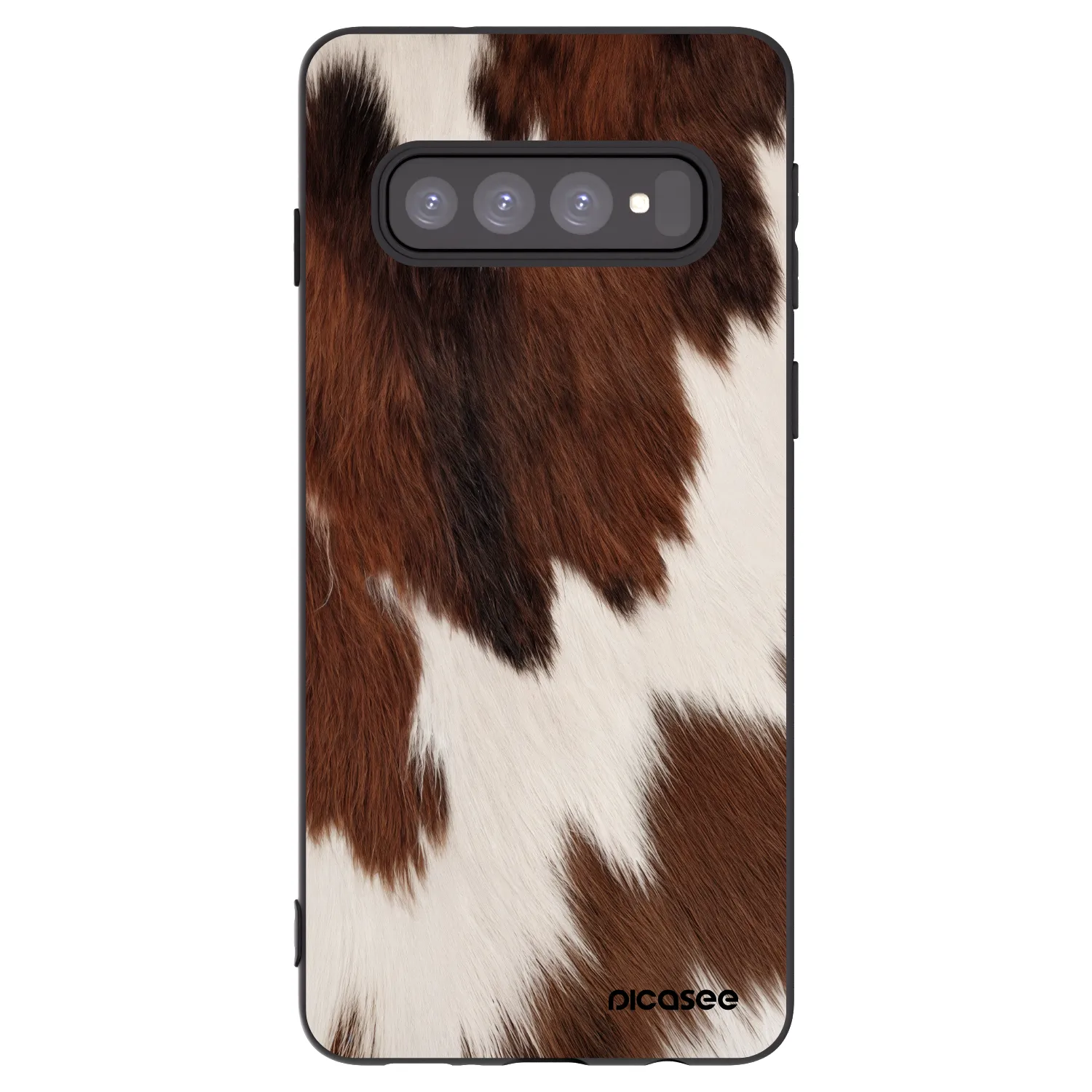 Picasee crna silikonska maskica za Samsung Galaxy S10 G973 - Rustica