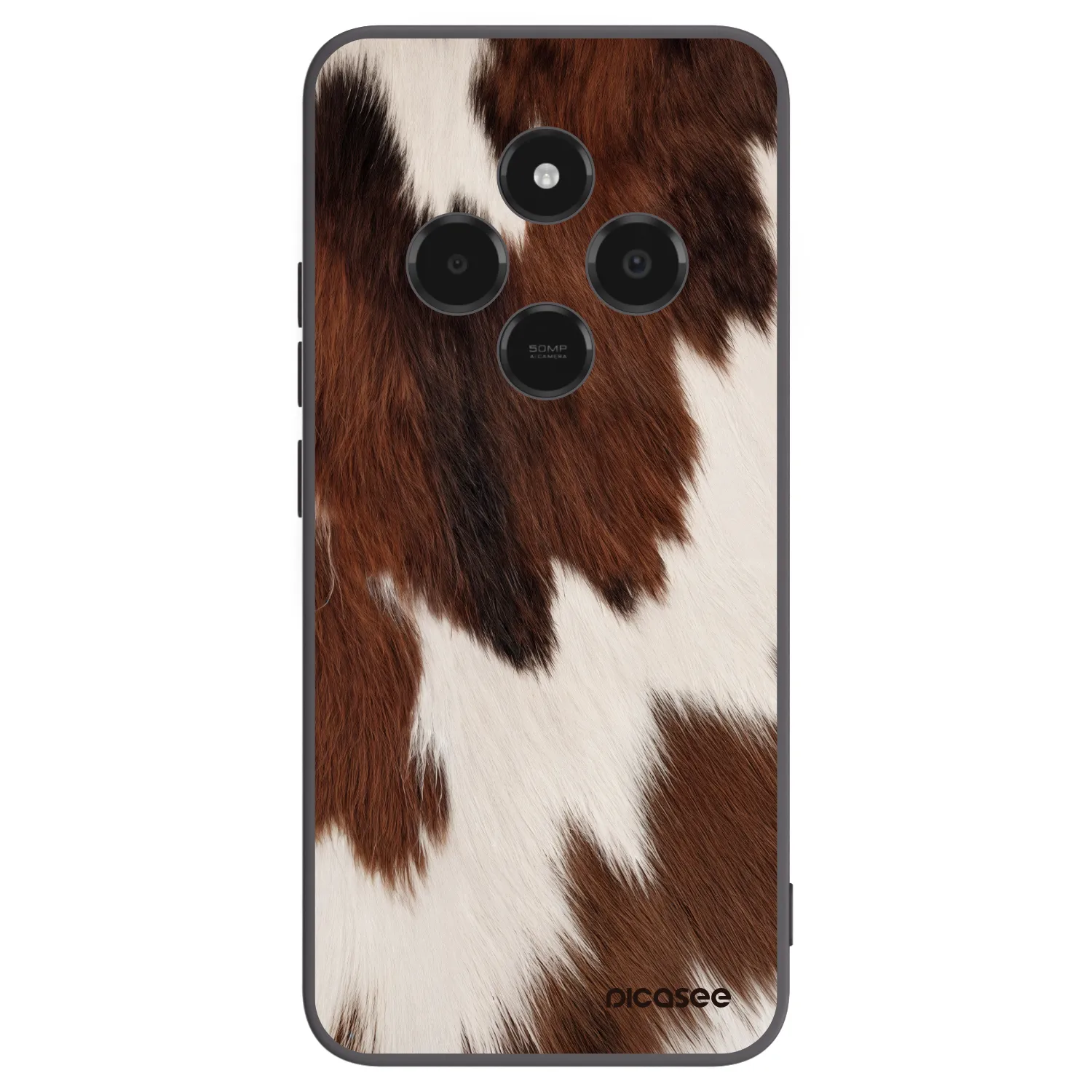 Picasee crna silikonska maskica za Xiaomi Poco C75 - Rustica