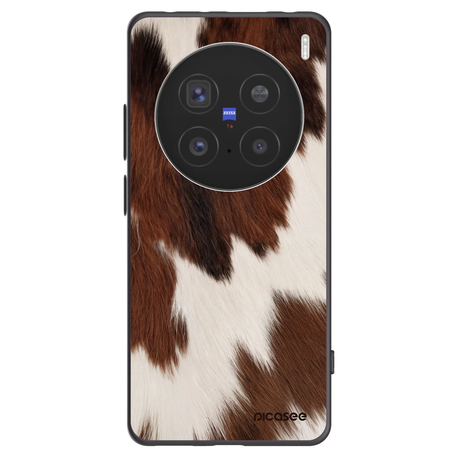 Picasee crna silikonska maskica za Vivo X200 Pro - Rustica