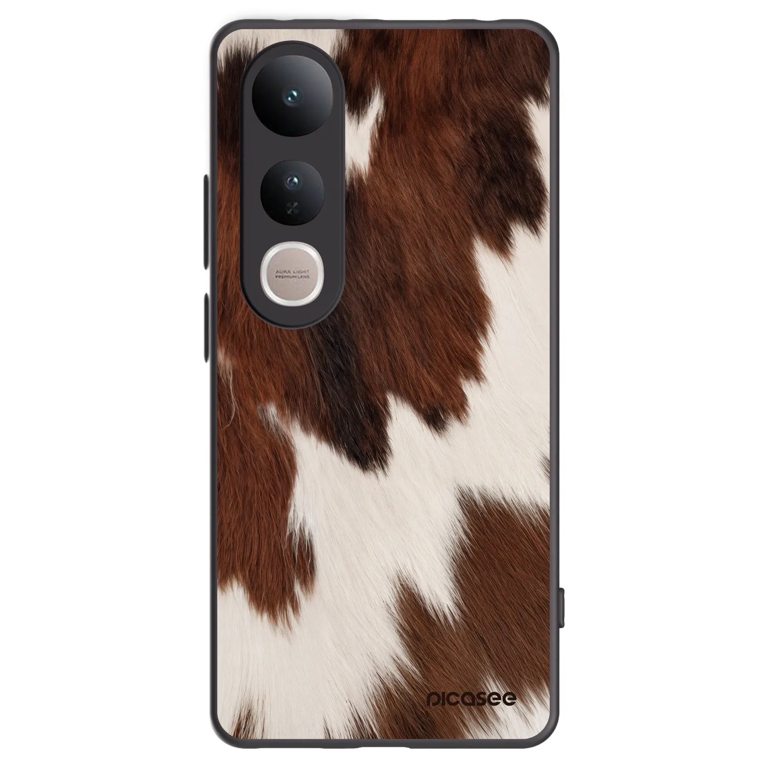 Picasee crna silikonska maskica za Vivo V50 Lite 5G - Rustica