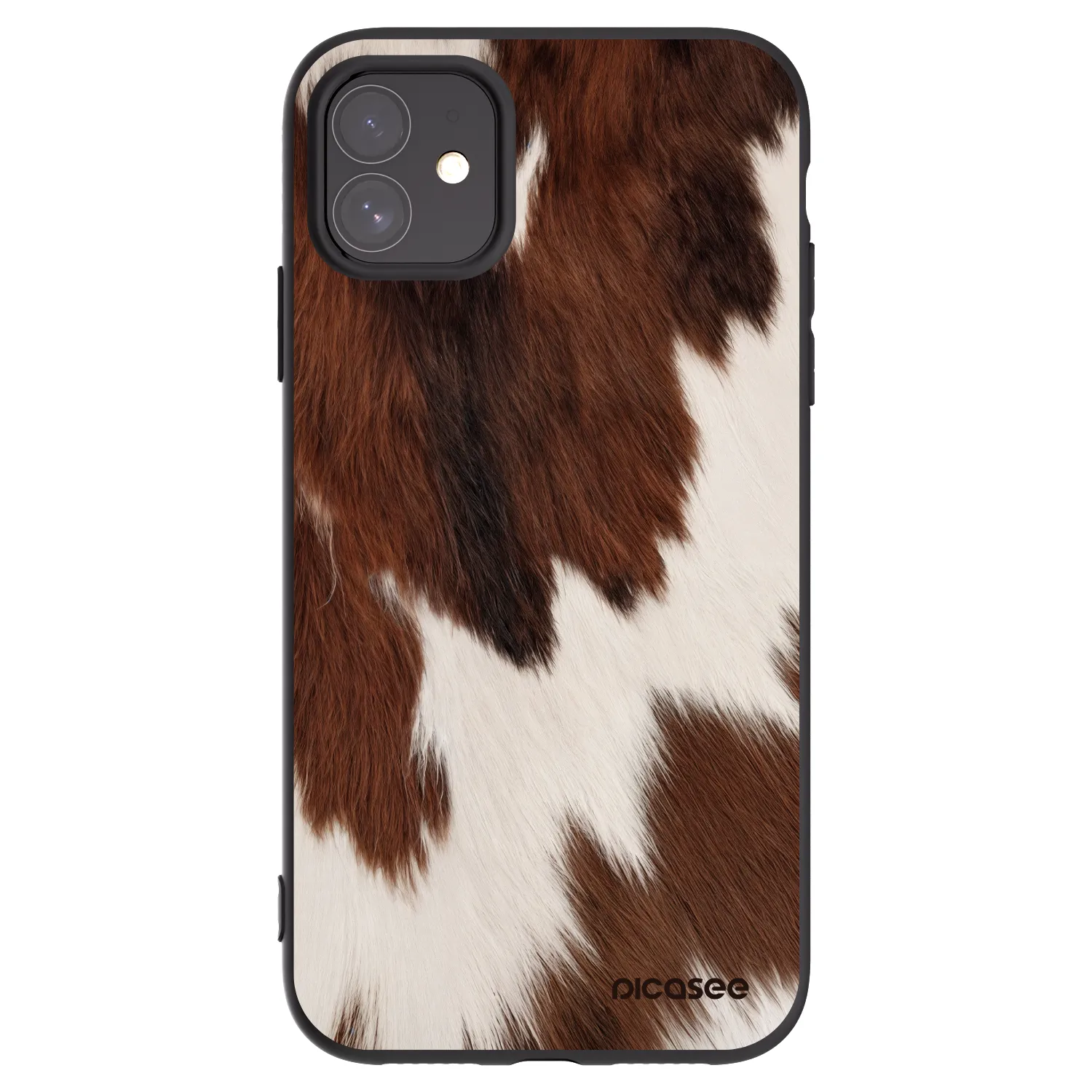 Picasee crna silikonska maskica za Apple iPhone 11 - Rustica