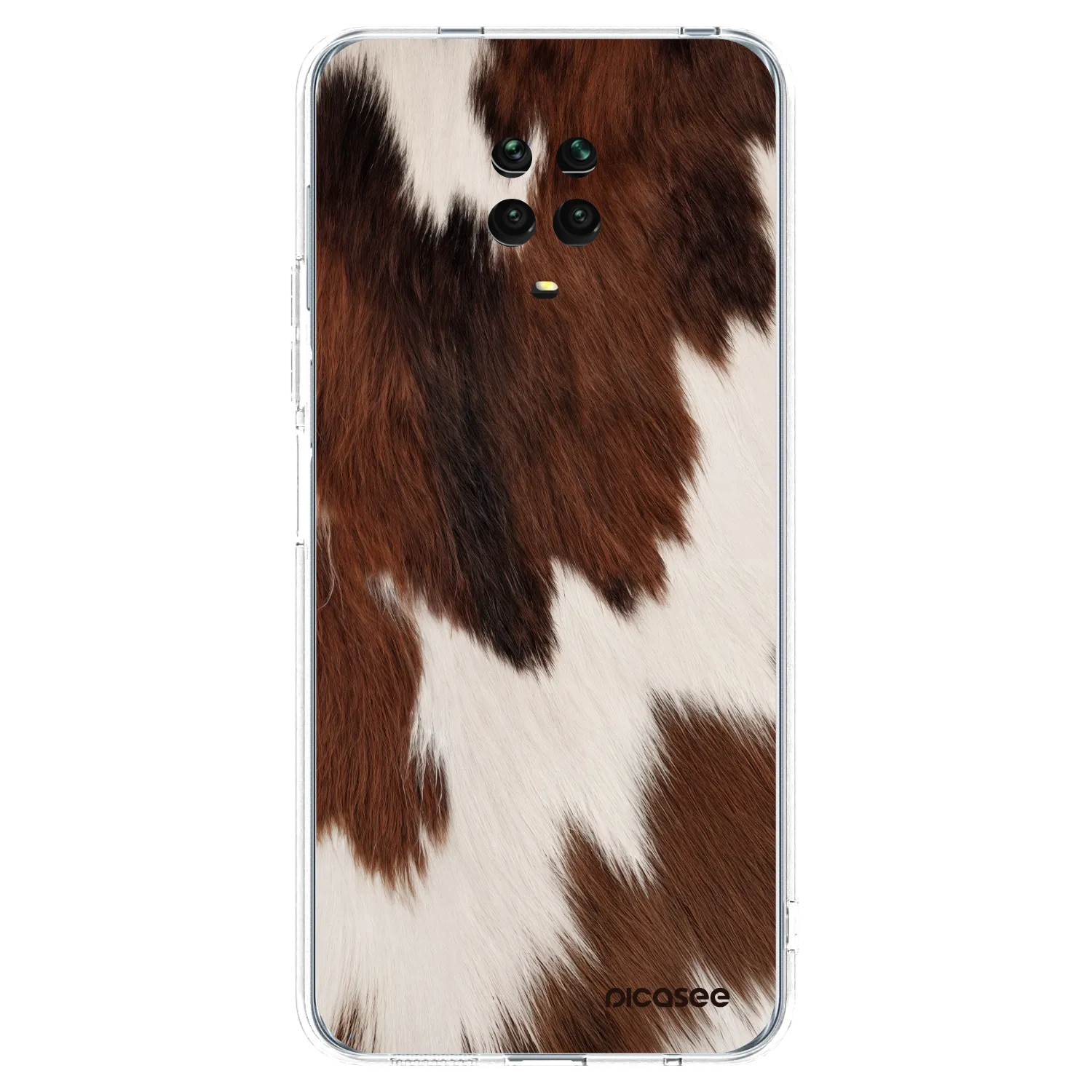 Picasee silikonska prozirna maskica za Xiaomi Redmi Note 9 Pro - Rustica